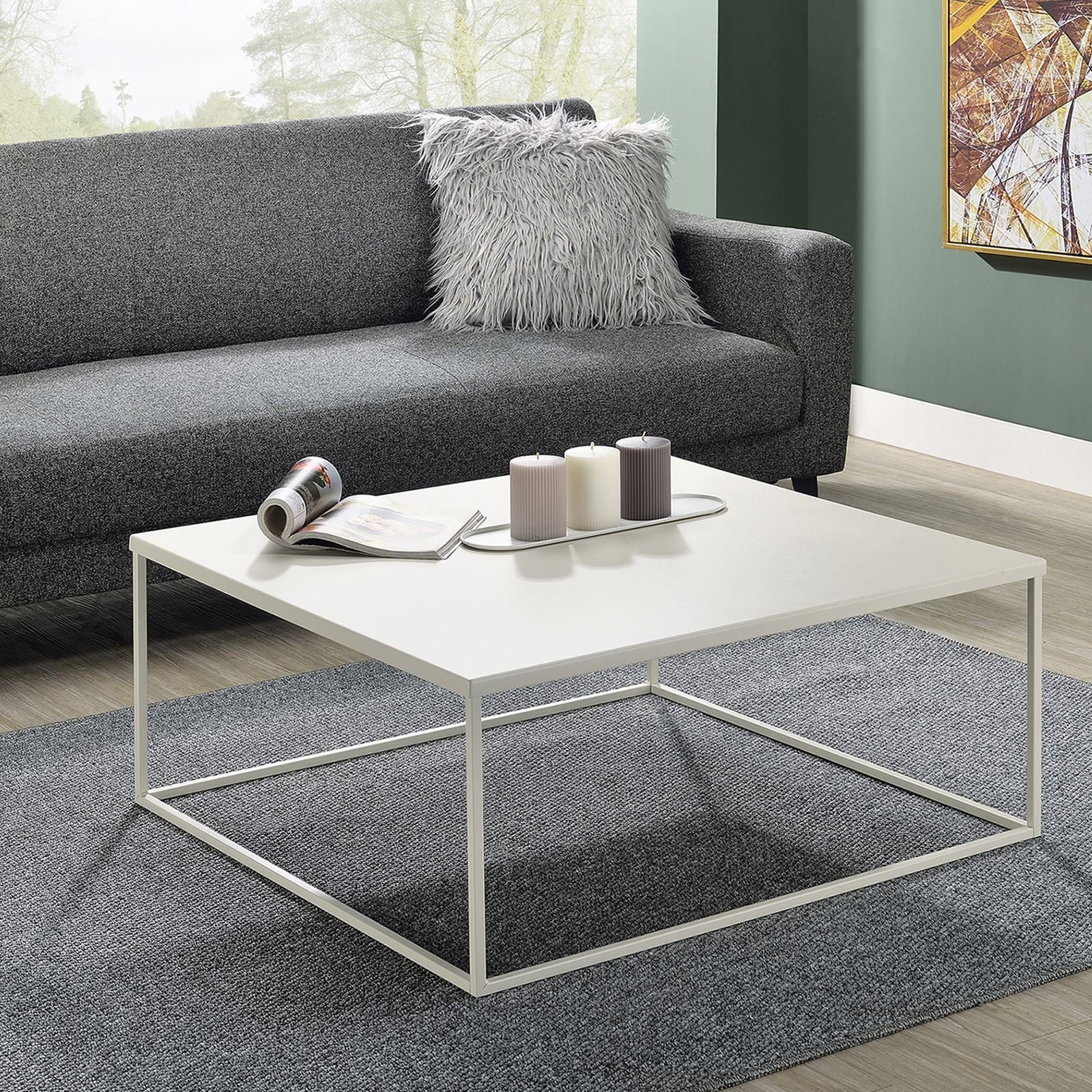 IDIMEX Couchtisch HILAR, Couchtisch modern Sofatisch Wohnzimmertisch Metall günstig online kaufen