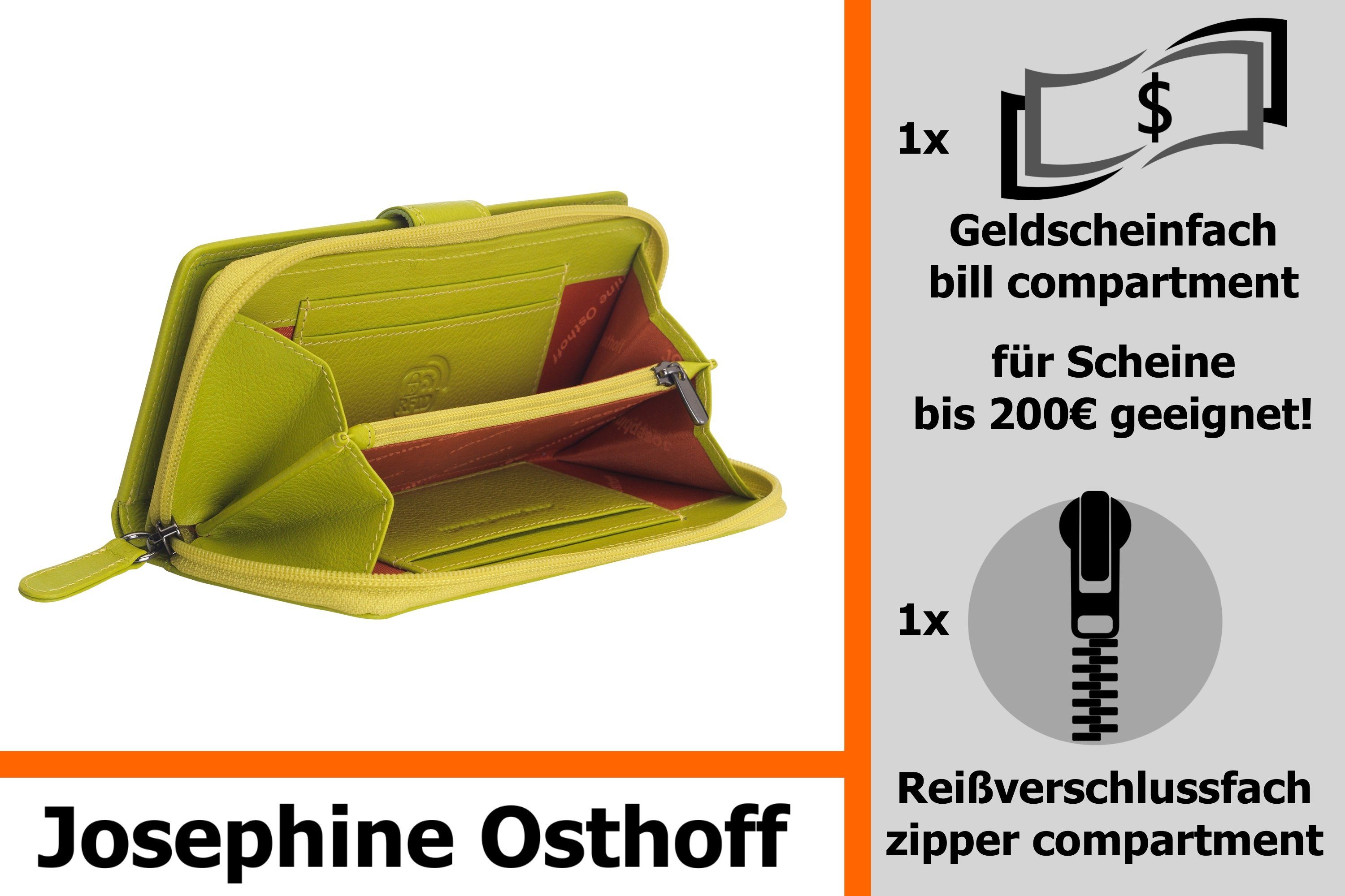 Geldbörse Geldbörse limone Osthoff Bremen kompakt Josephine