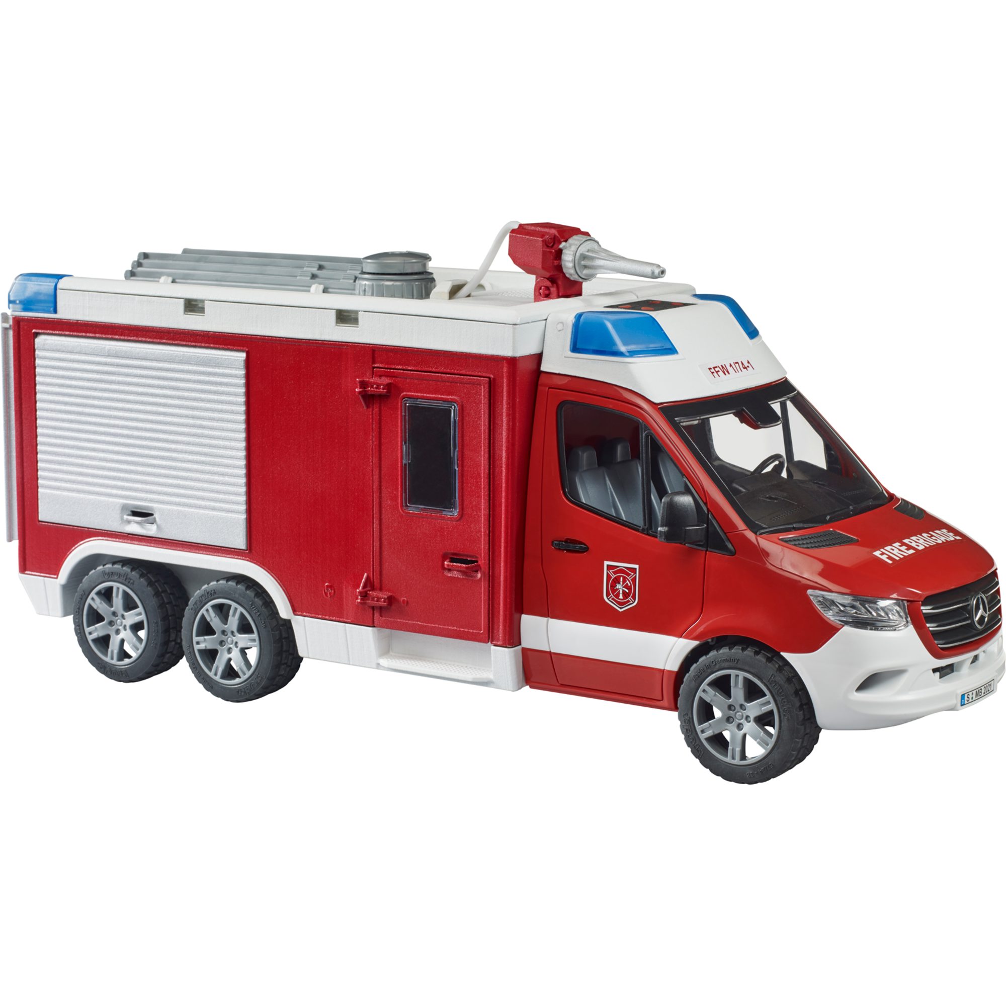 Bruder® Spielzeug-Baumaschine bruder Mercedes Benz Sprinter Feuerwehrrüstwagen, Modellfahrzeug
