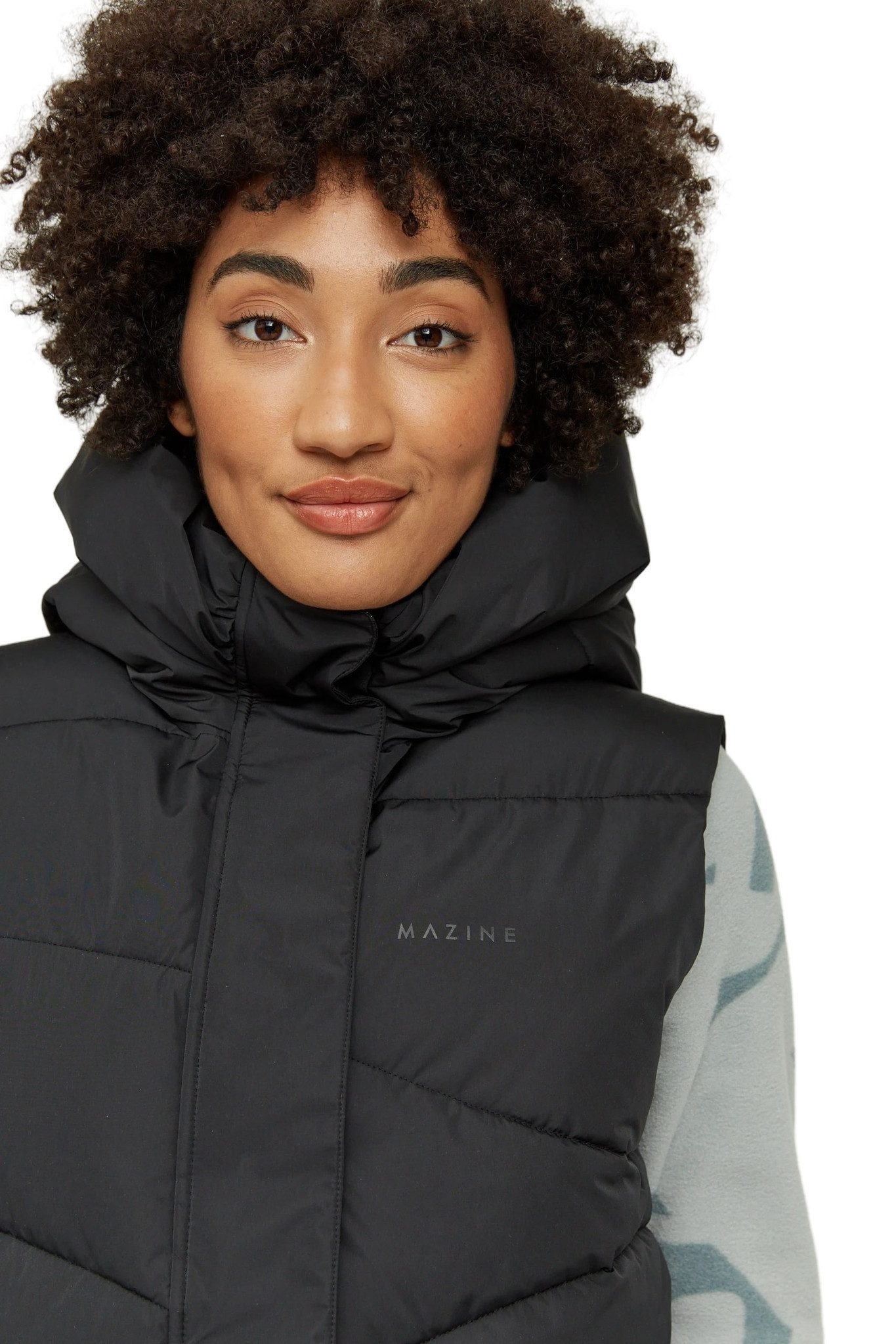 MAZINE Winterjacke WANDA VEST Schwarz Vegane Damen Winterweste günstig online kaufen