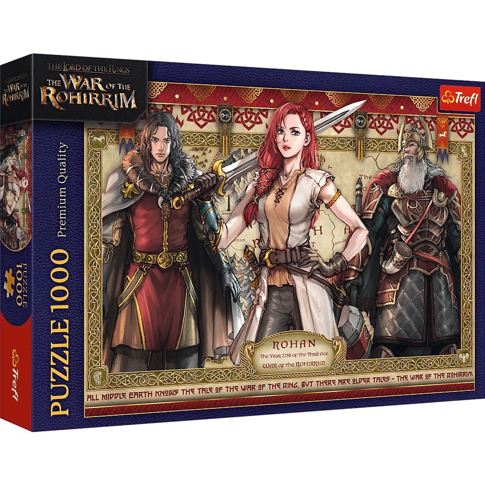 Trefl Puzzle Trefl, The Lord of the Rings, Rohirrim, 1000 Teile Puzzle, 1000 Puzzleteile, Made in Europa