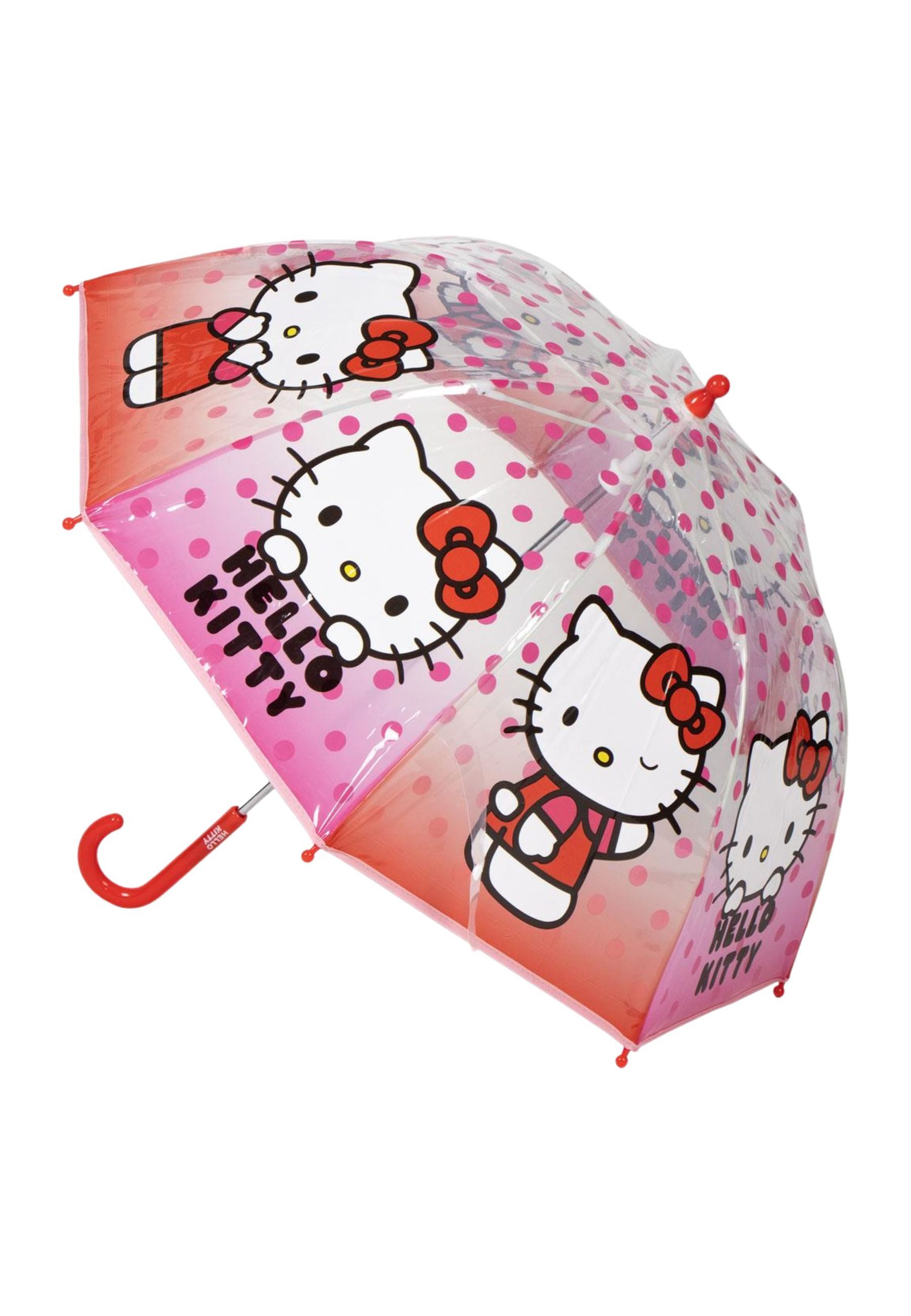 Disney Taschenregenschirm Hello Kitty Manueller Bubble-Regenschirm