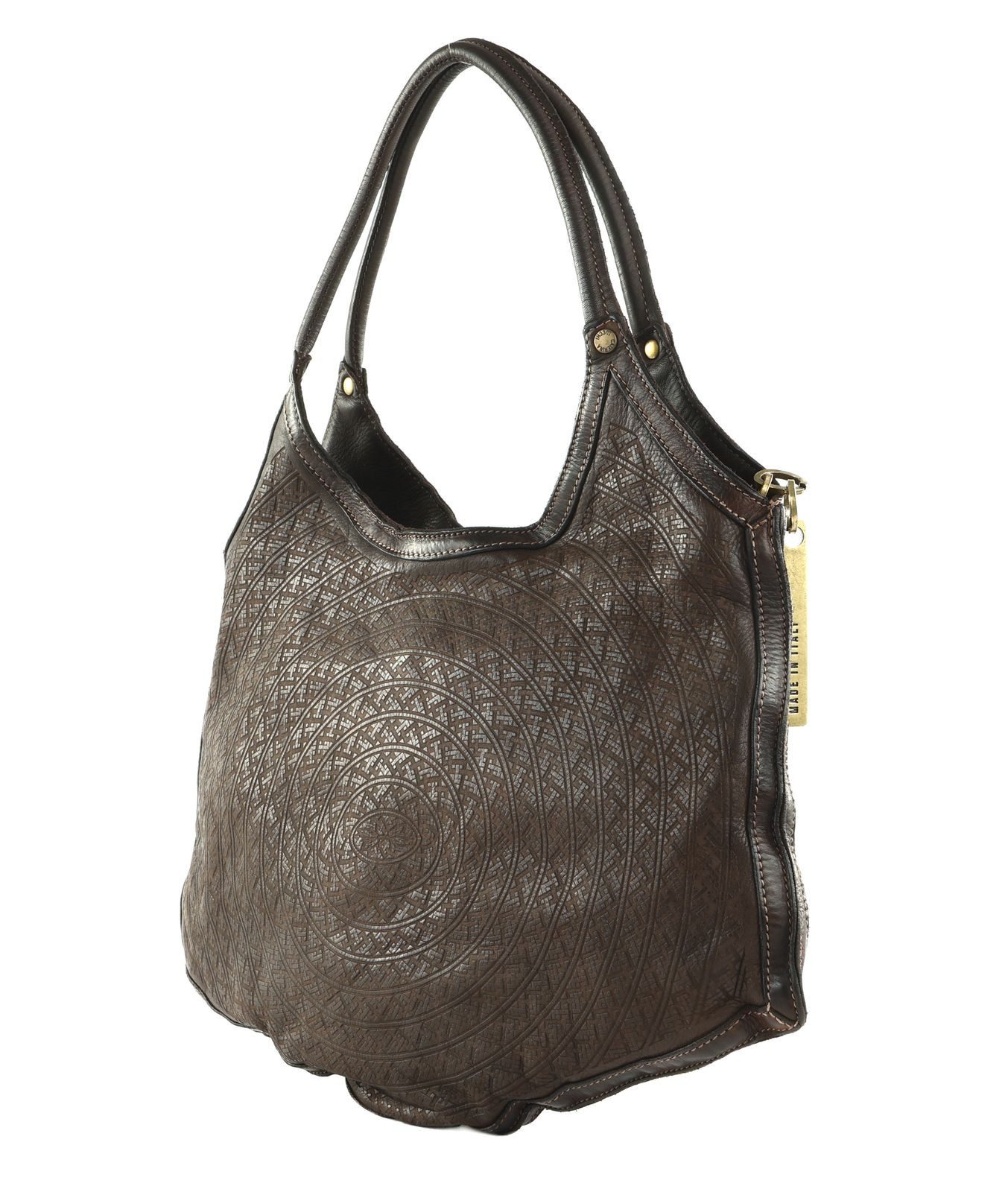 Caterina Lucchi Schultertasche Shopping Bag, aus echtem Kalbsleder