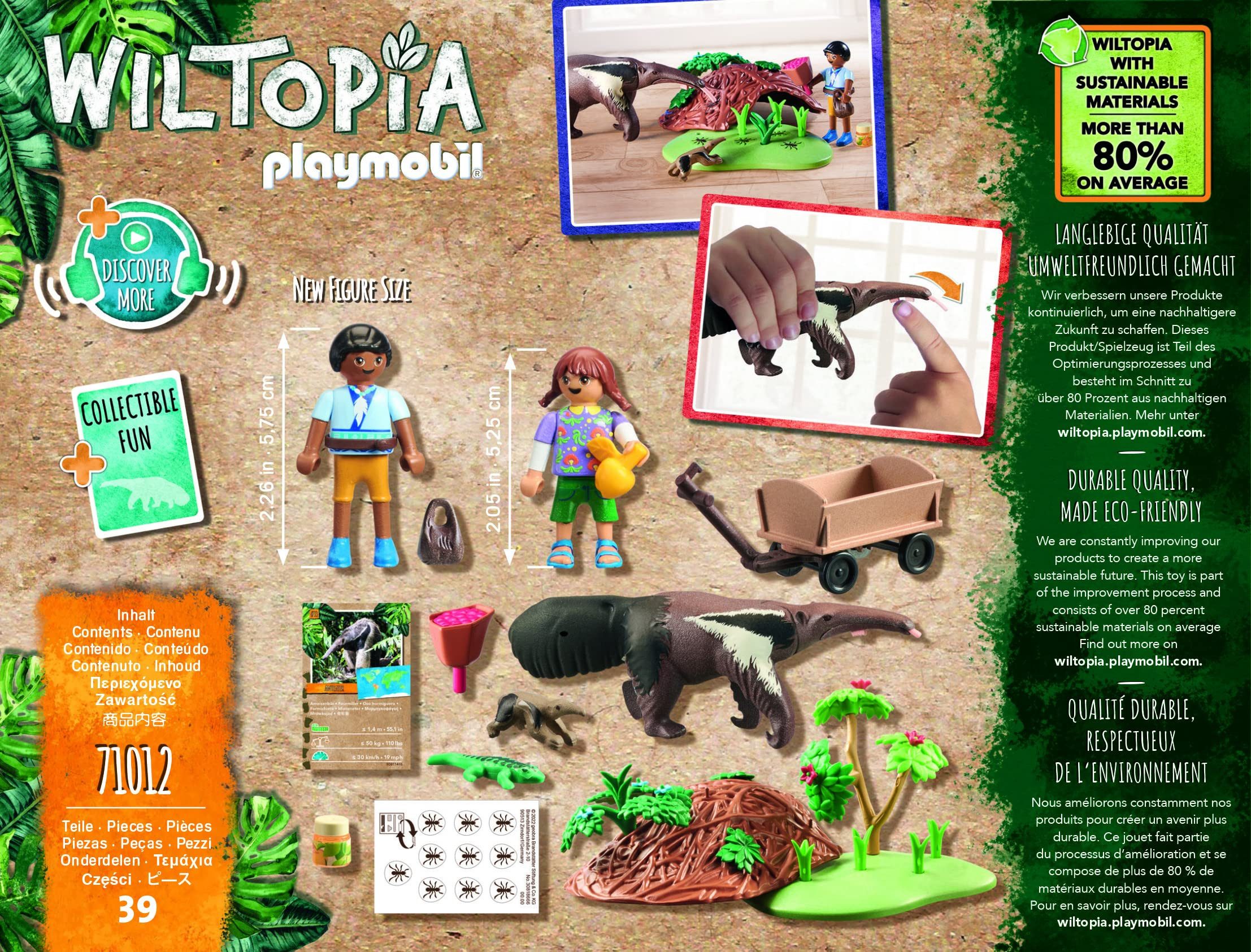 Playmobil® Spielwelt Wiltopia Ameisenbärpflege 71012, (39-tlg), PLAYMOBIL Wiltopia Spielset – Bild 2 von 2