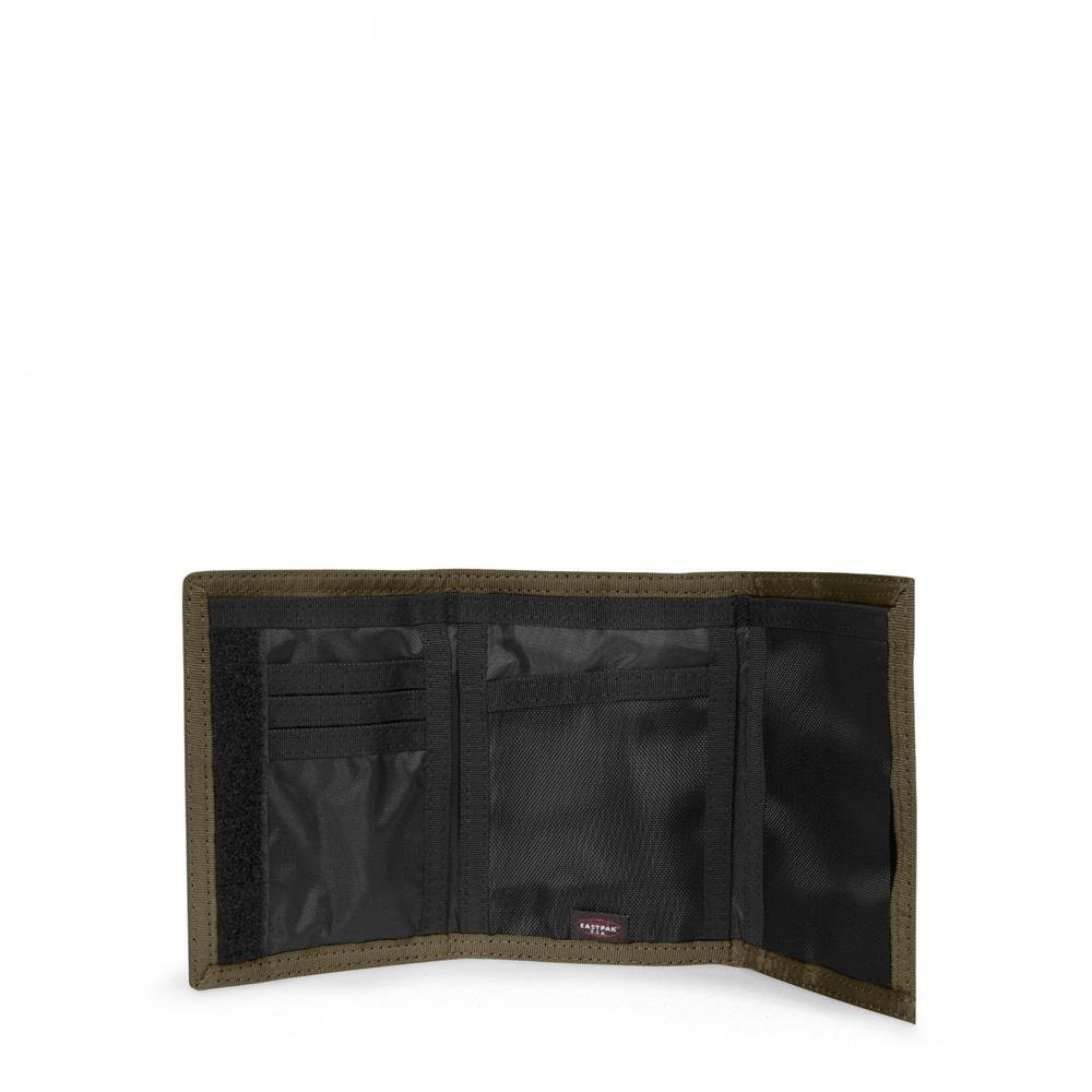 Eastpak Geldbörse CREW SINGLE, Army Olive / Grün, mit dreifachem Klettversc günstig online kaufen