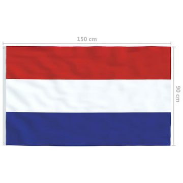 vidaXL Flagge Flagge der Niederlande 90×150 cm