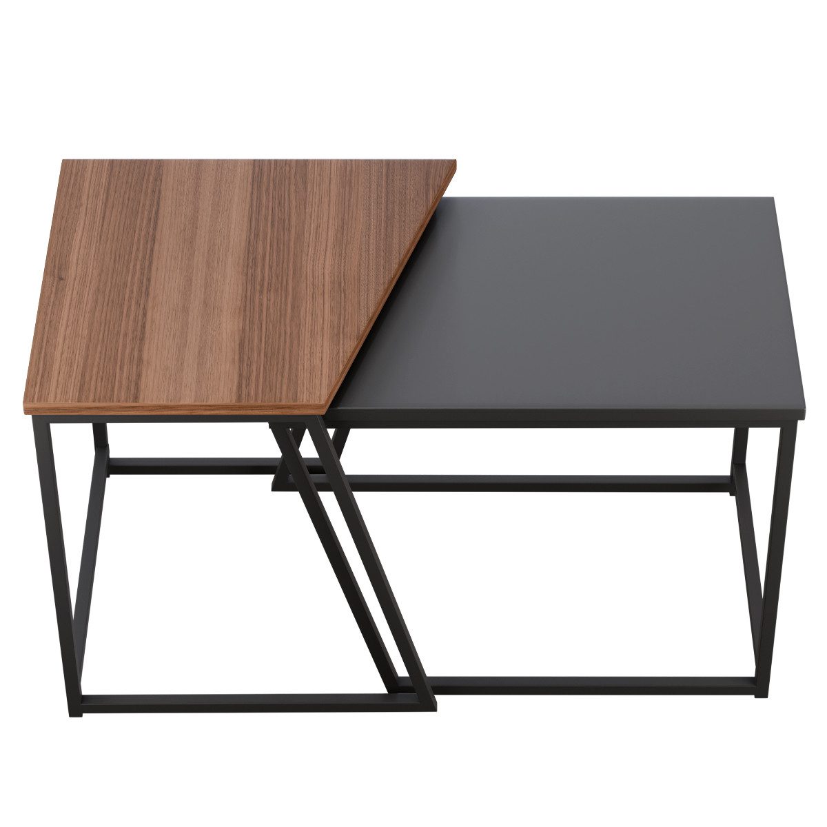 Satztisch Couchtisch Beistelltisch Kaffeetisch 2er Set