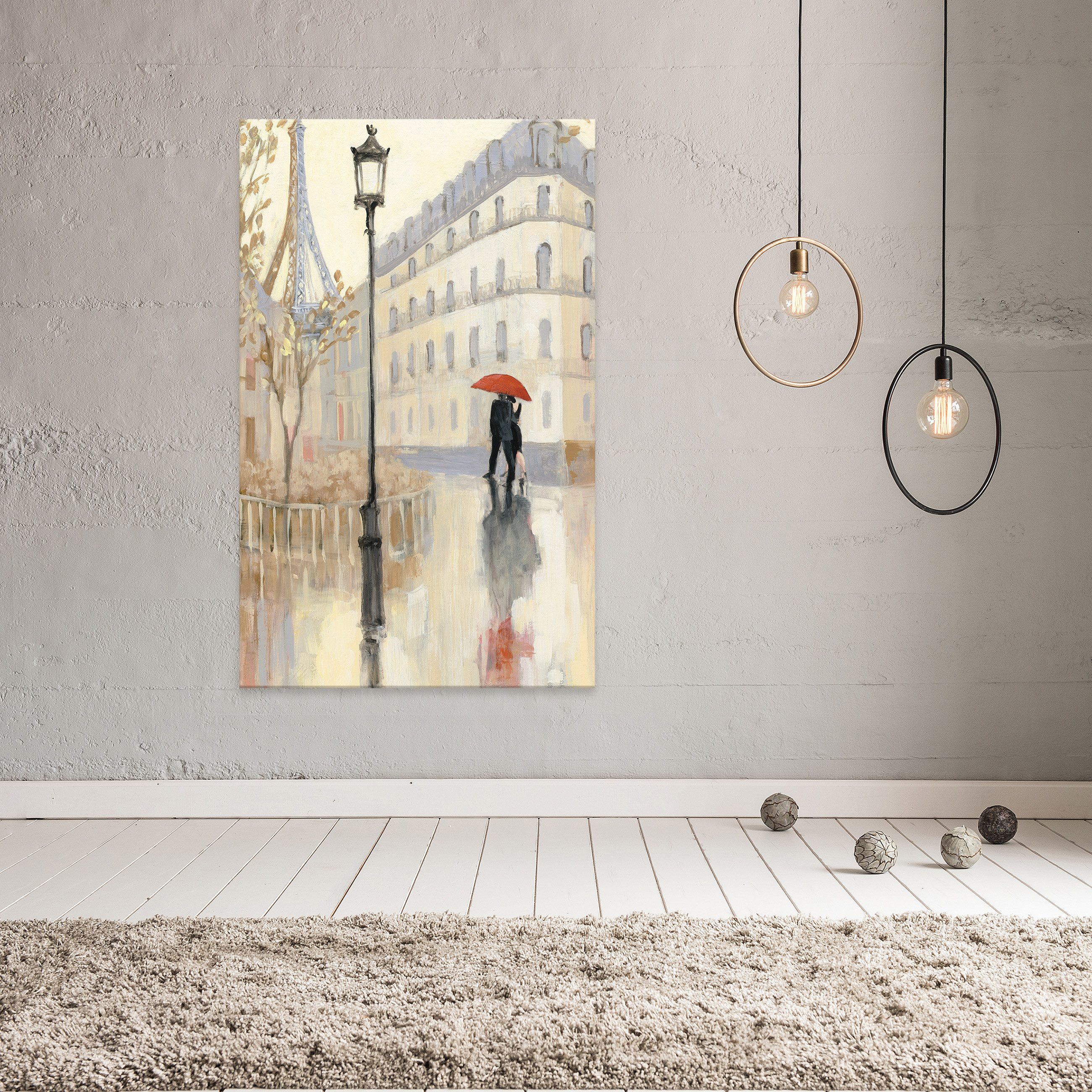 Wallarena Leinwandbild Paris Kunst Art Beige günstig online kaufen