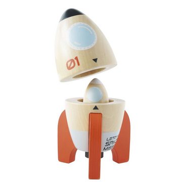 Le Toy Van Spielzeug-Flugrakete Weltraumraketen Duo aus Holz