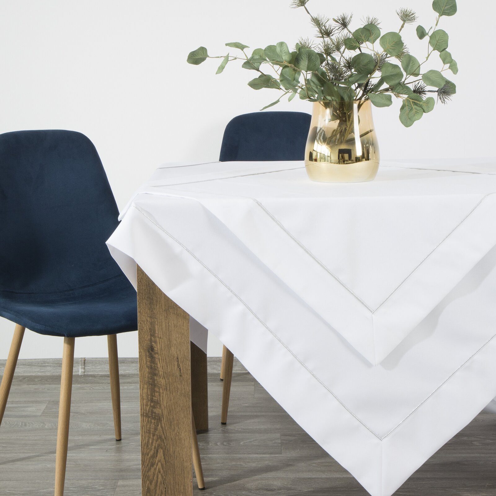 Eurofirany Tischdecke Festliches, weißes Tischtuch, elegante günstig online kaufen
