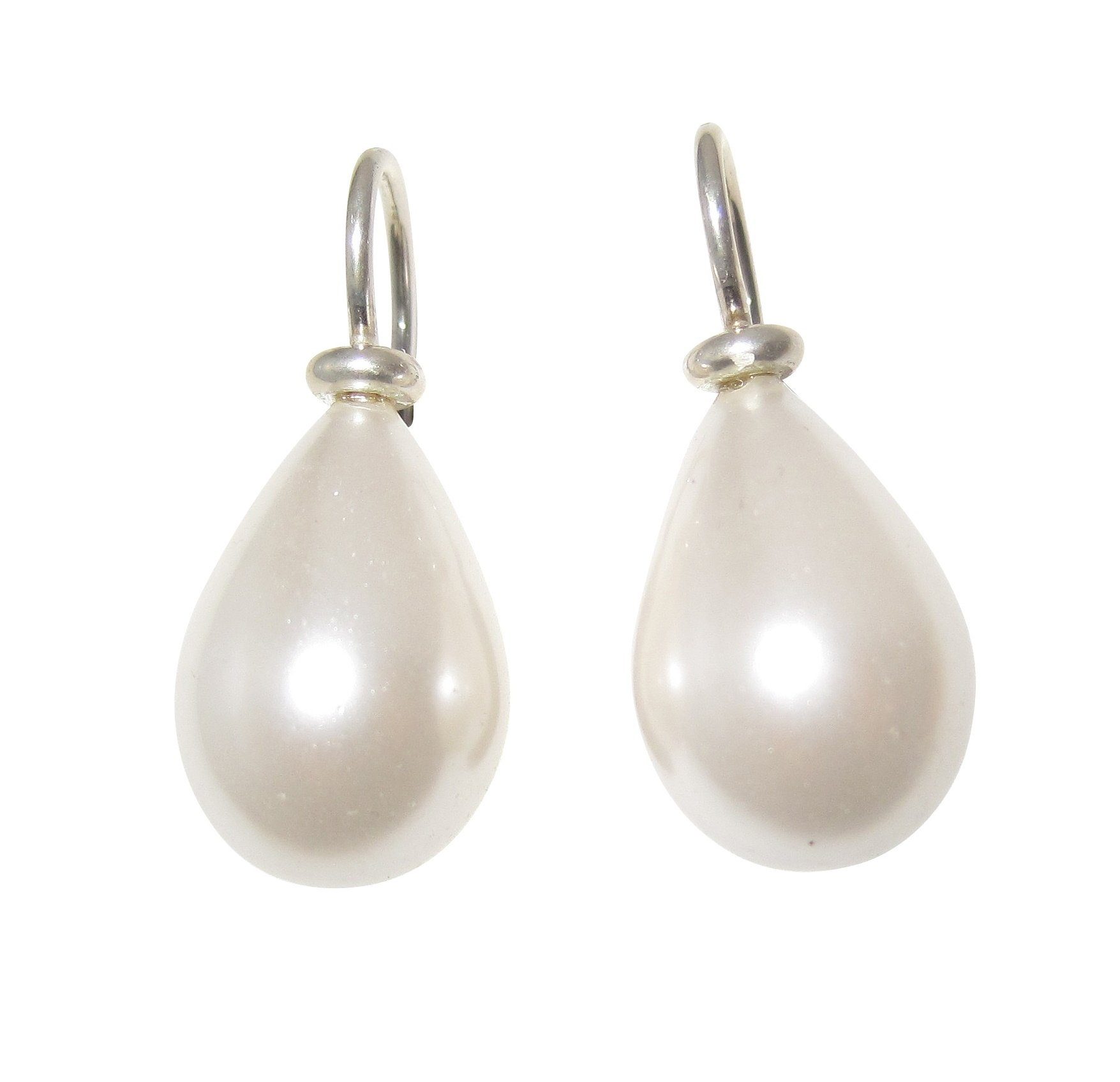 Mugello Perlenohrringe Goccia weiß Sterlingsilber Muschelkern zeitlos elega günstig online kaufen