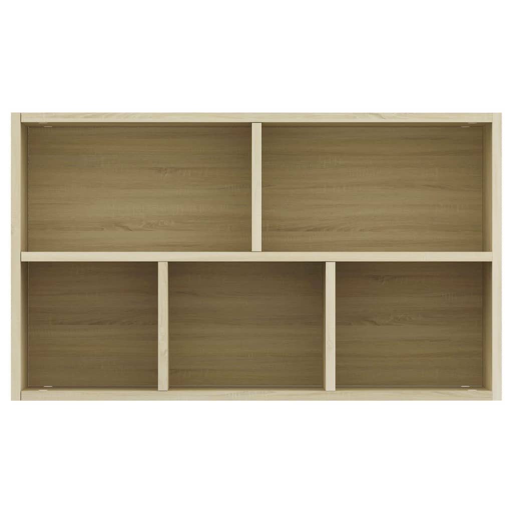 Holzwerkstoff, Eiche cm vidaXL 50x25x80 Bücherregal/Sideboard Sonoma Bücherregal 1-tlg.