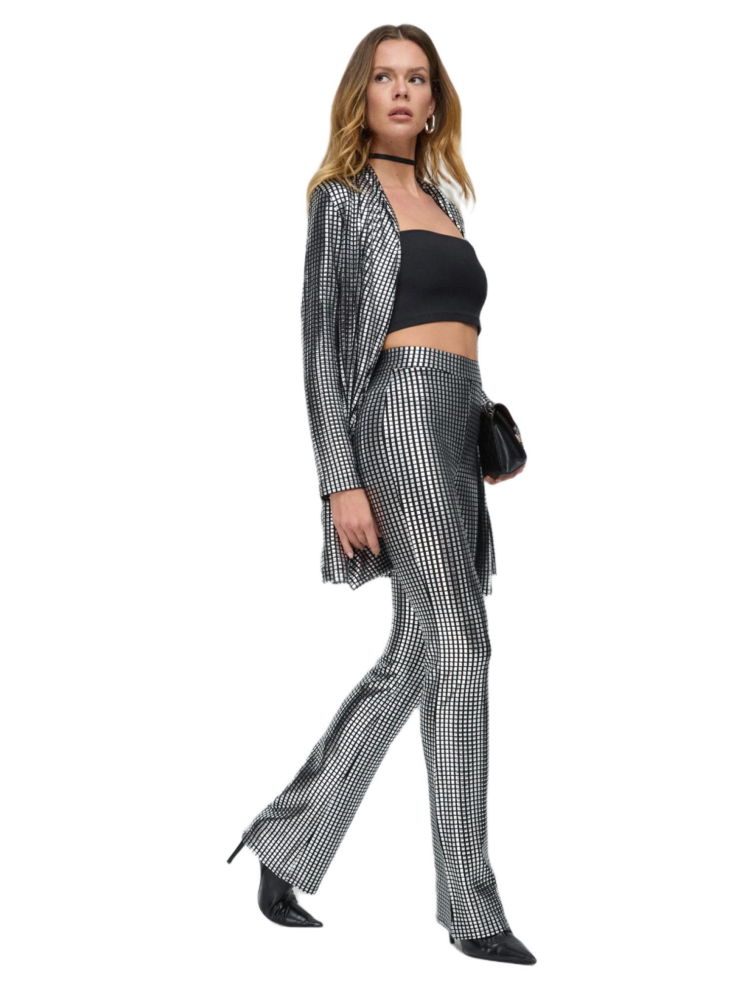 No Matter What Bequeme Jeans Weit geschnittene, hochtaillierte Hose