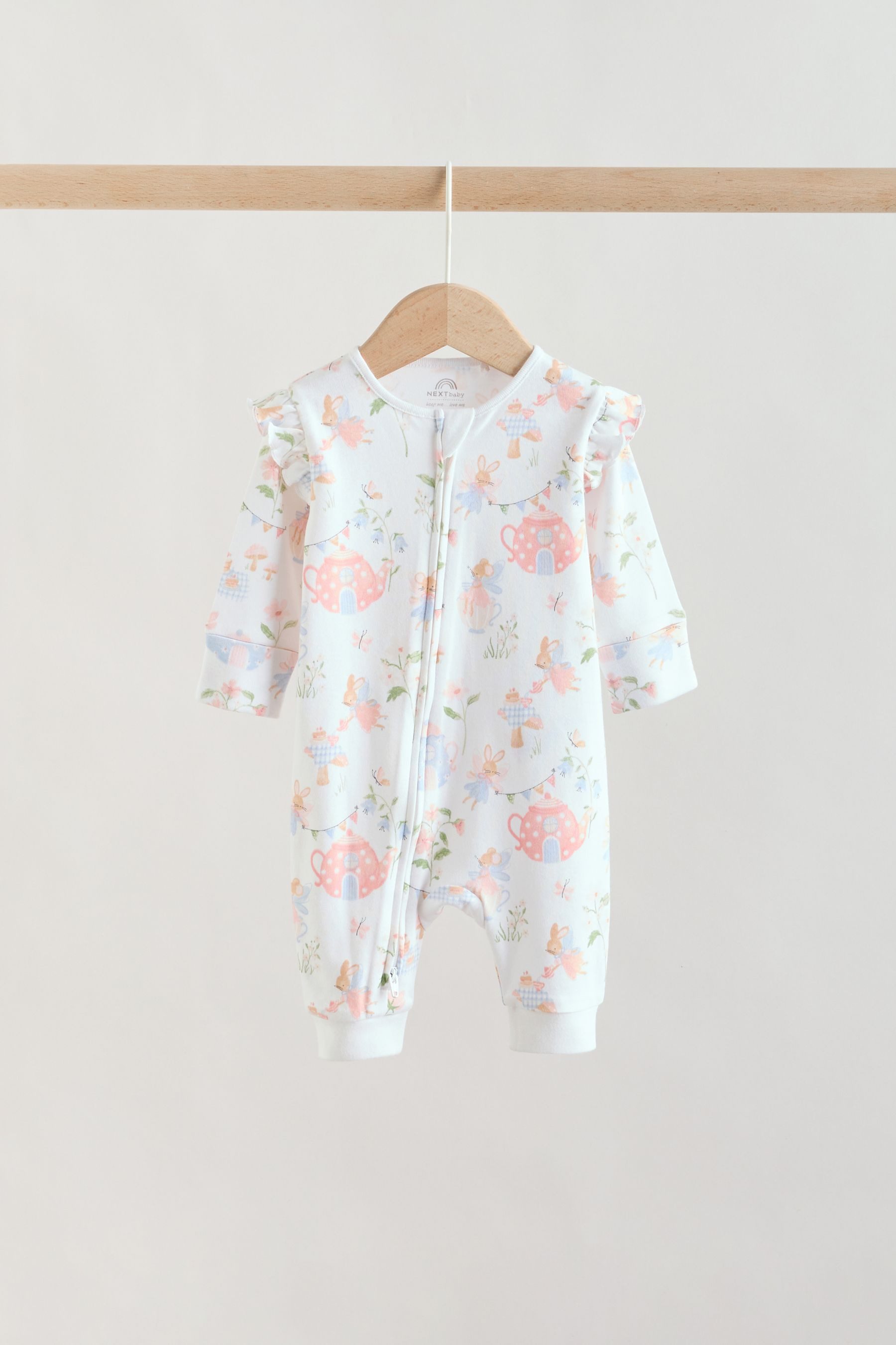 Next Schlafoverall Babyschlafanzüge mit Zweiwege-RV, 3er-Pack (3-tlg) – Bild 4 von 5