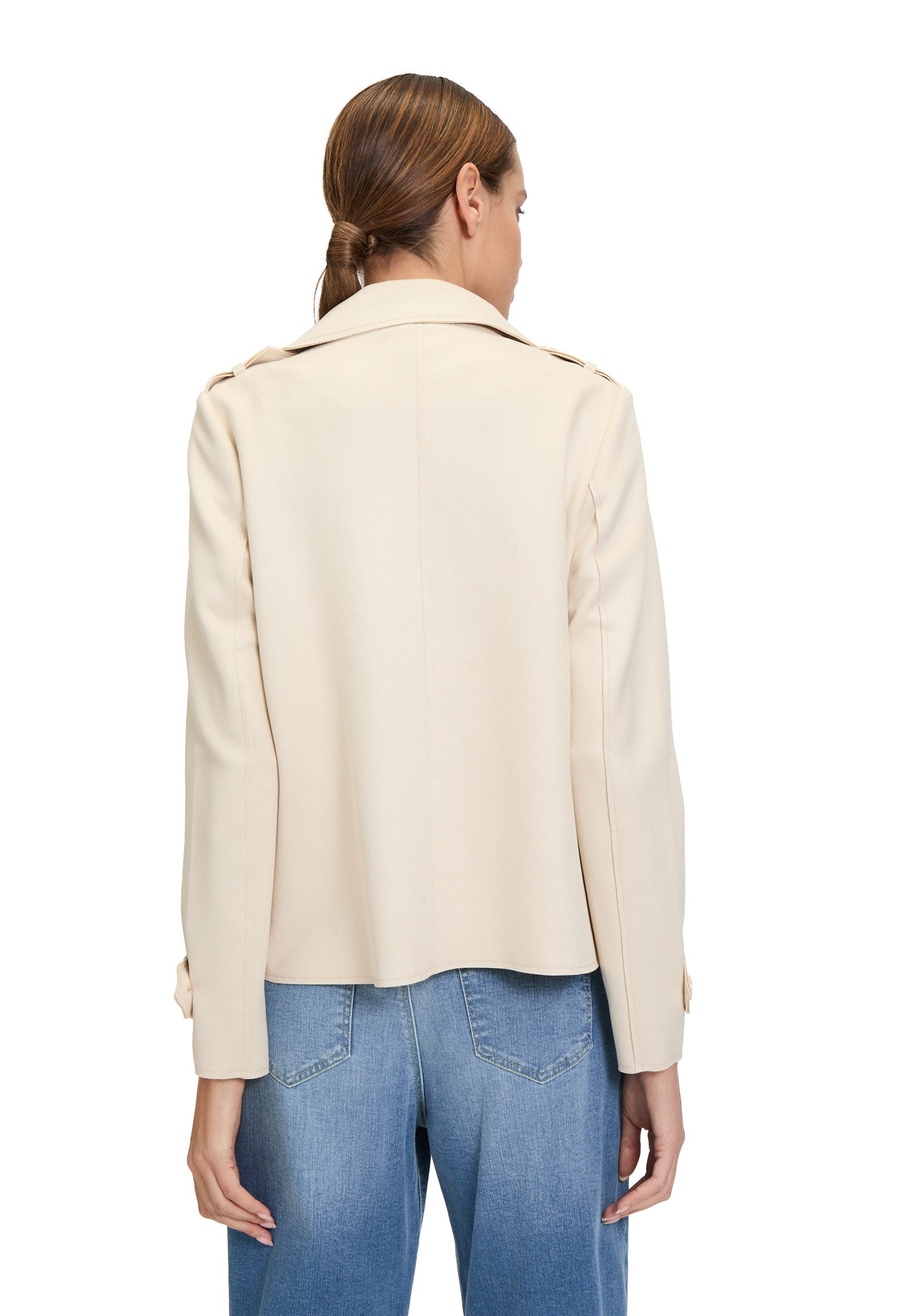 Cartoon Kurzblazer Damen mit Reverskragen Form