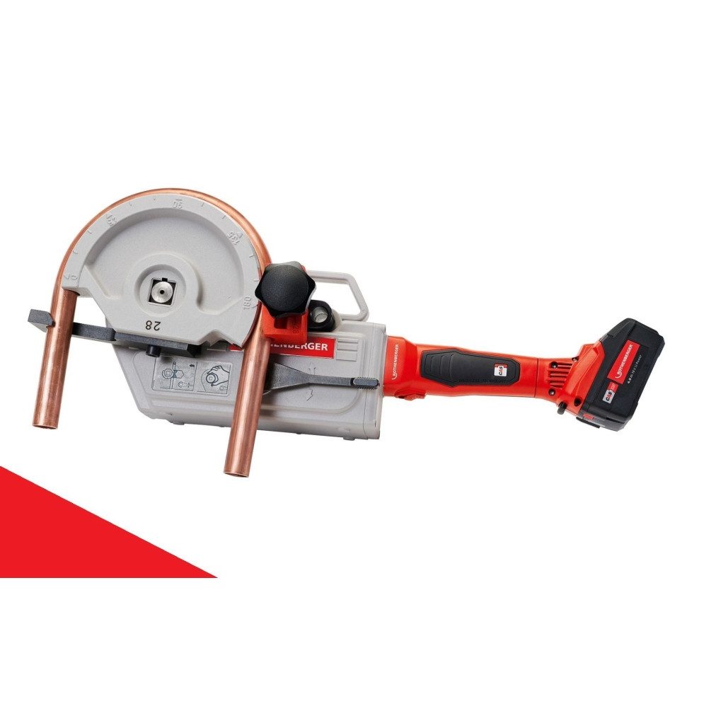 Rothenberger Rohrbieger ROBEND 4000 E Set, 4 Ah Akku + Ladegerät, 12-14-16