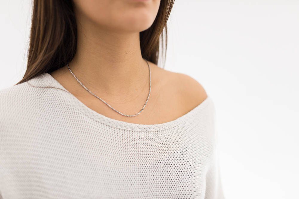 Materia Silberkette Damen Silber Kordelkette gewalzt günstig online kaufen