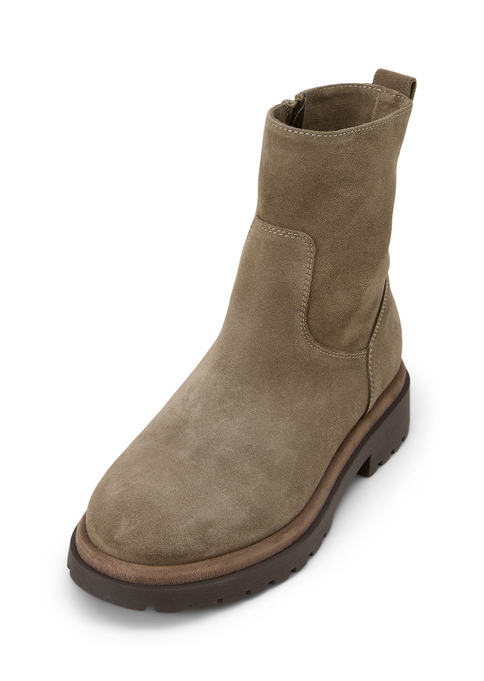 Marc O'Polo aus weichem Veloursleder Stiefelette