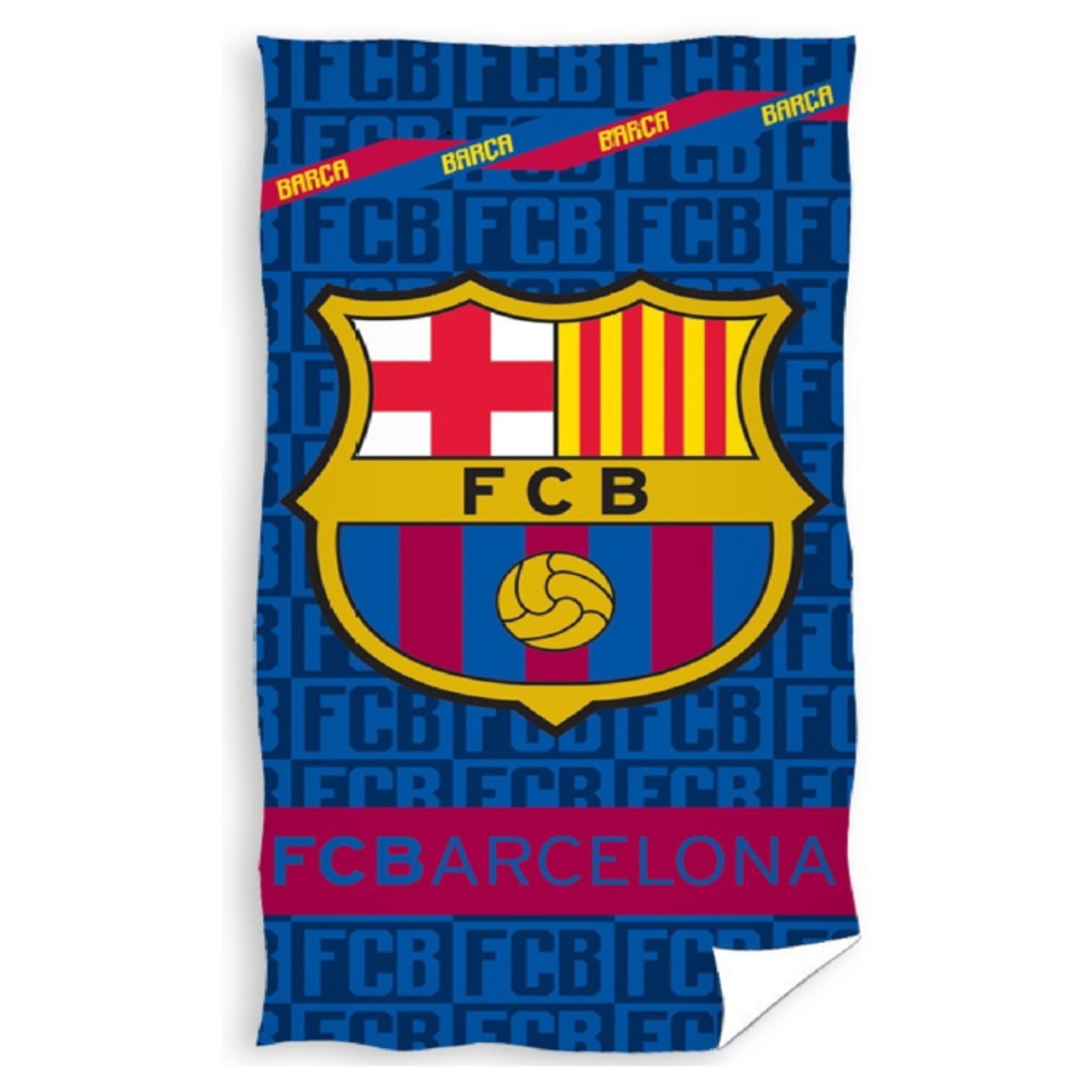 FC Barcelona Strandtuch Baumwolle Strandtuch Frottee günstig online kaufen