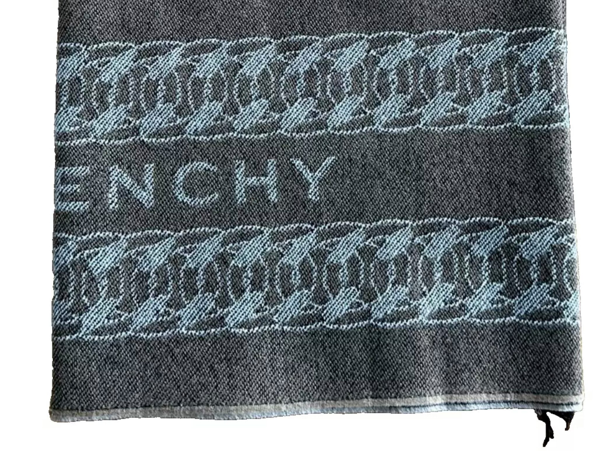 GIVENCHY Strickschal Schal Unisex Mufflers Stola Tuch, Bedrucktes Logo, ikonisches 4G-Motiv
