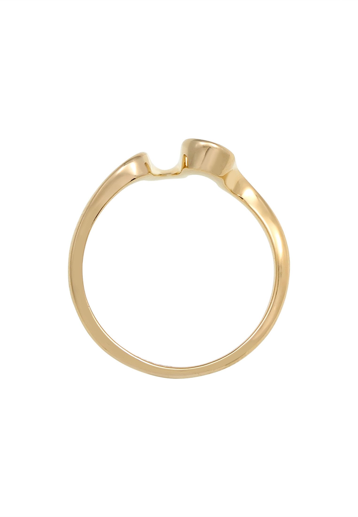 Elli Fingerring Wellen Strand Meer Maritim Trend 925 Silber, Wellen