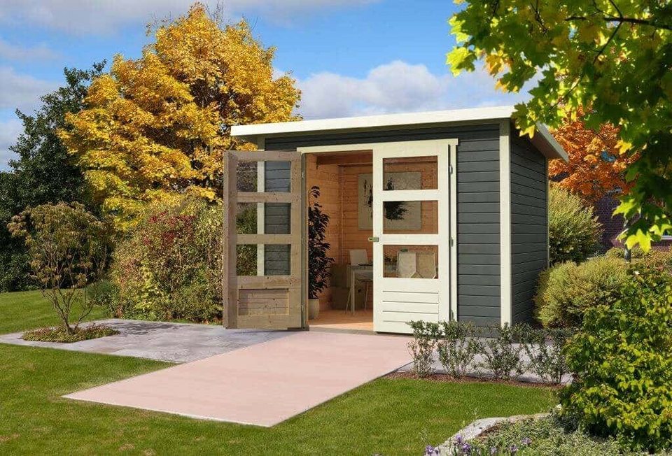 Karibu Gartenhaus »Karibu Woodfeeling Gartenhaus Stockach«, BxT: 212,00×210,00 cm
