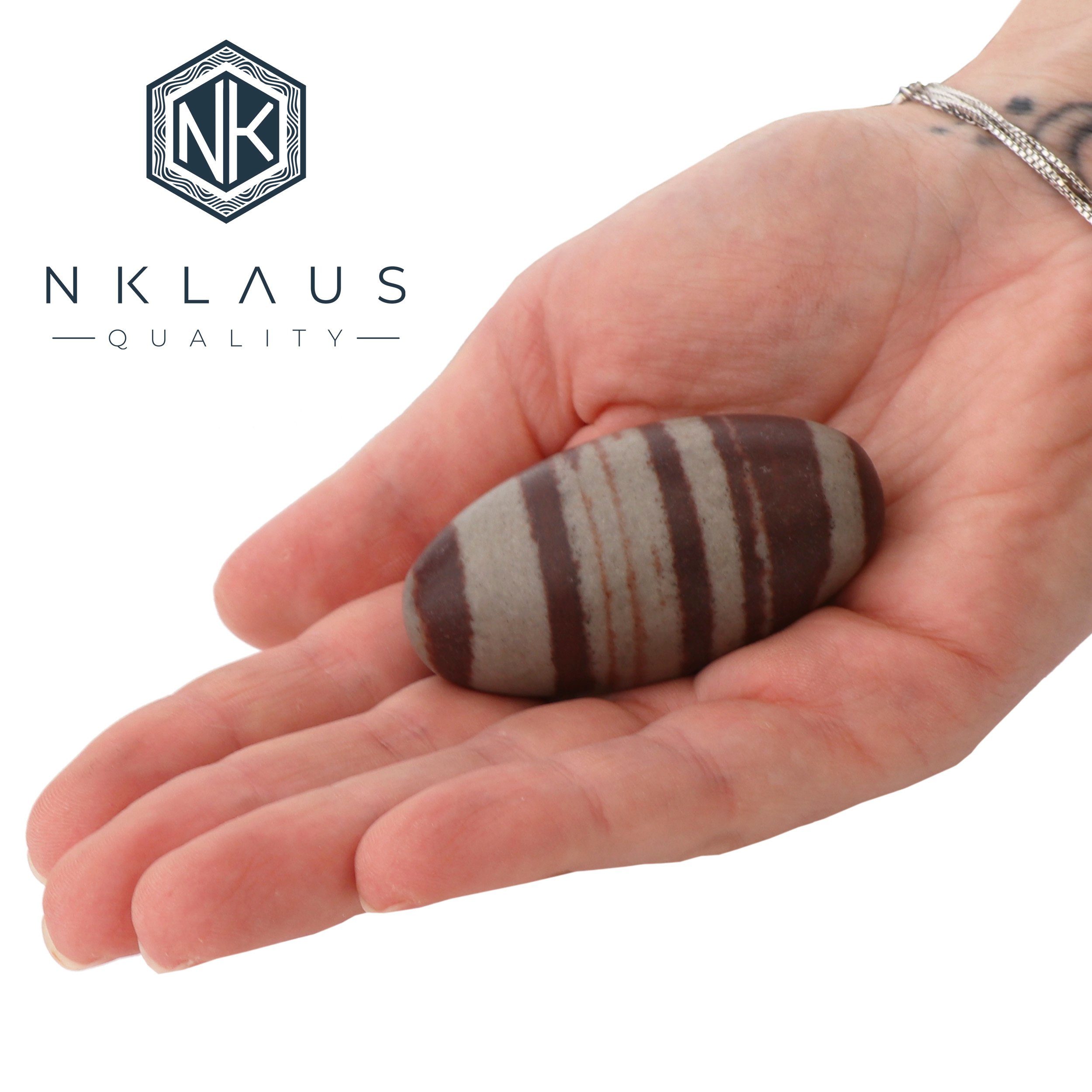 NKlaus Stein Shiva Lingam ca. 5cm heiligen Symbol spiritueller Verbundenheit Medita, Meditation
