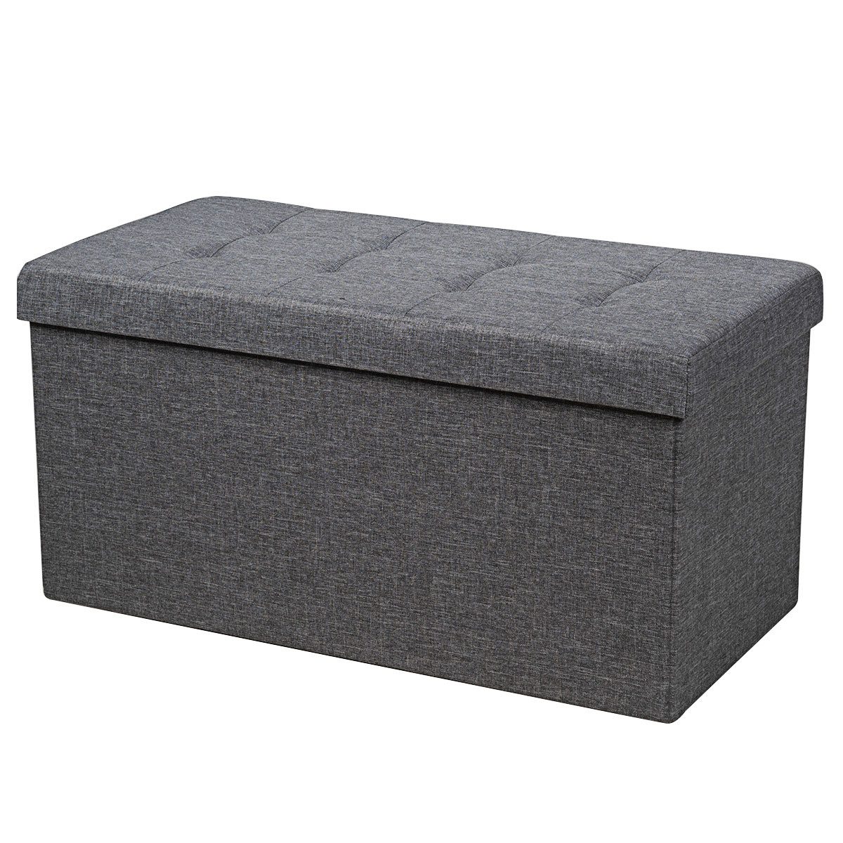 COSTWAY Truhenbank, mit stauraum, 80cm, klappbare Sitzbank, Fußbank günstig online kaufen
