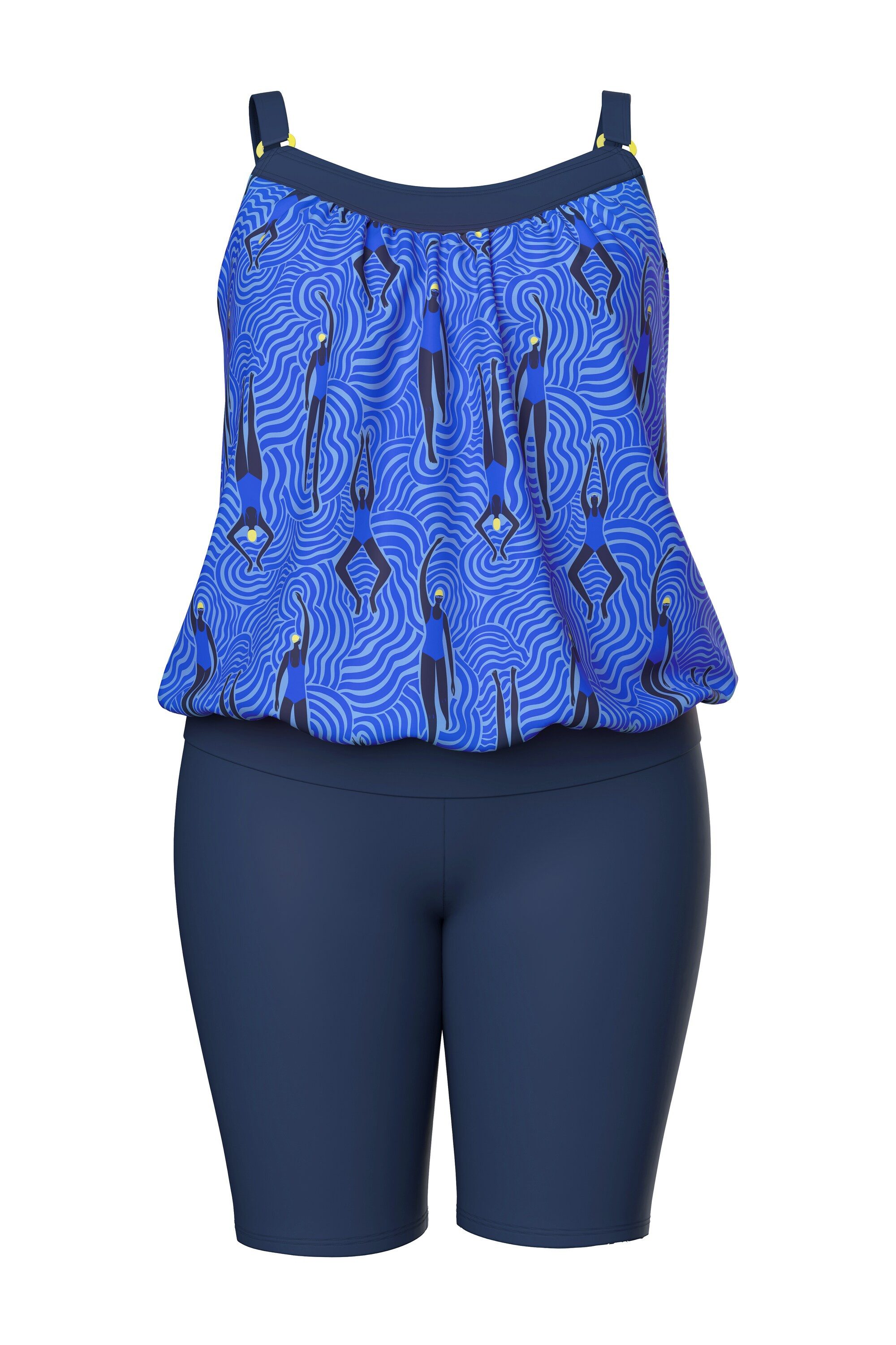 Ulla Popken Bügel-BH Tankini Schwimmerinnen Softcups Träger verstellbar günstig online kaufen
