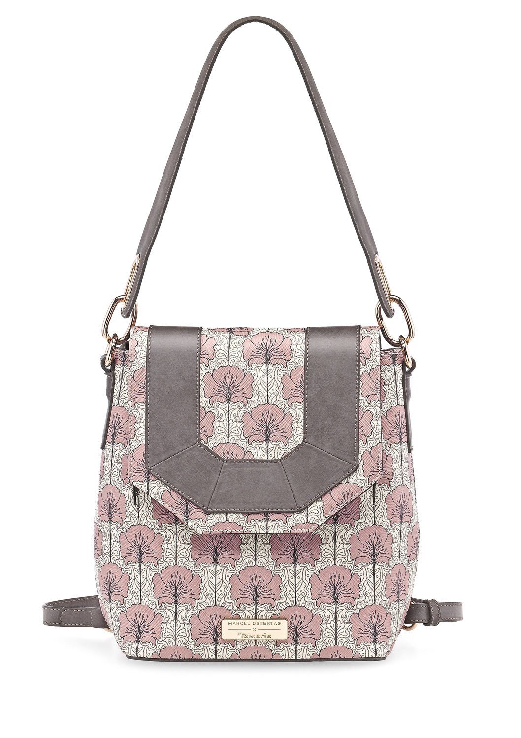 Tamaris Handtasche Fiorella (Set), Marcel Ostertag Kollektion Damen Tasche 2in1 Rucksack Schultertasche