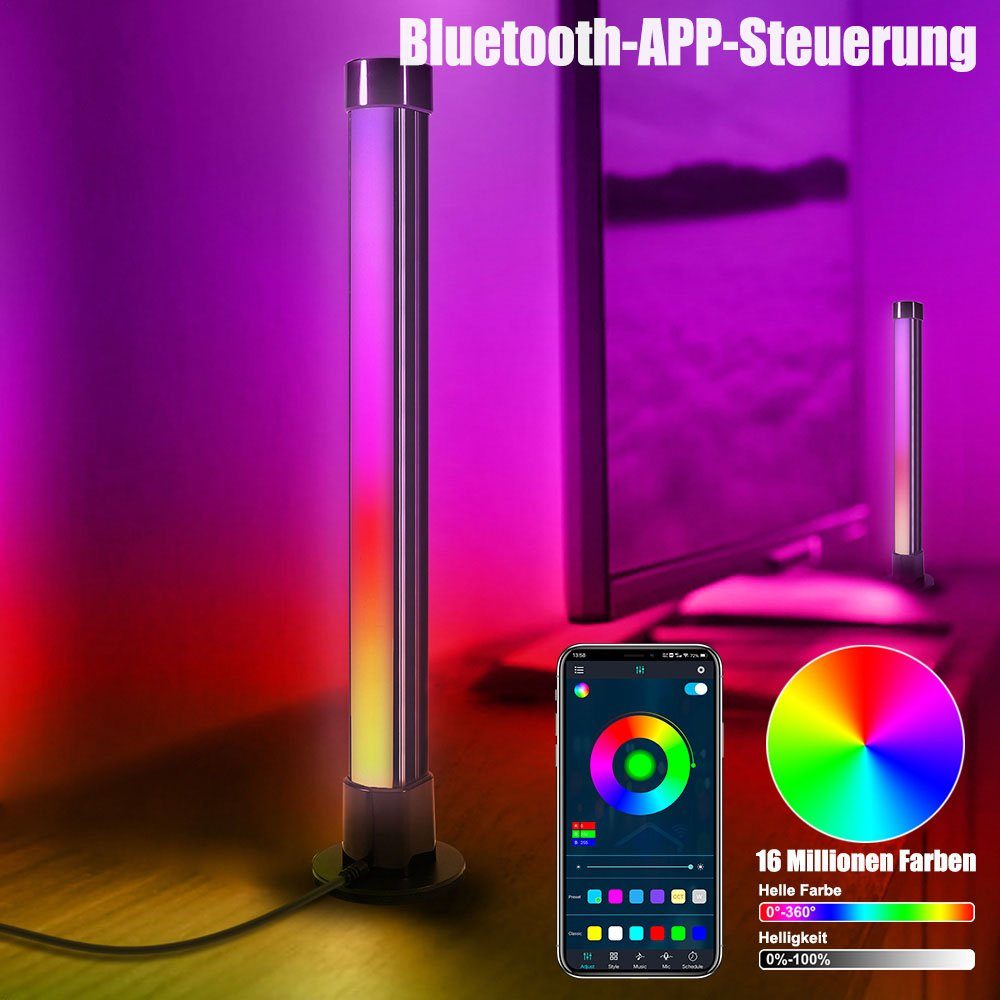 Rosnek LED Stripe Smart, RGB, App und Fernbedienung, für PC TV