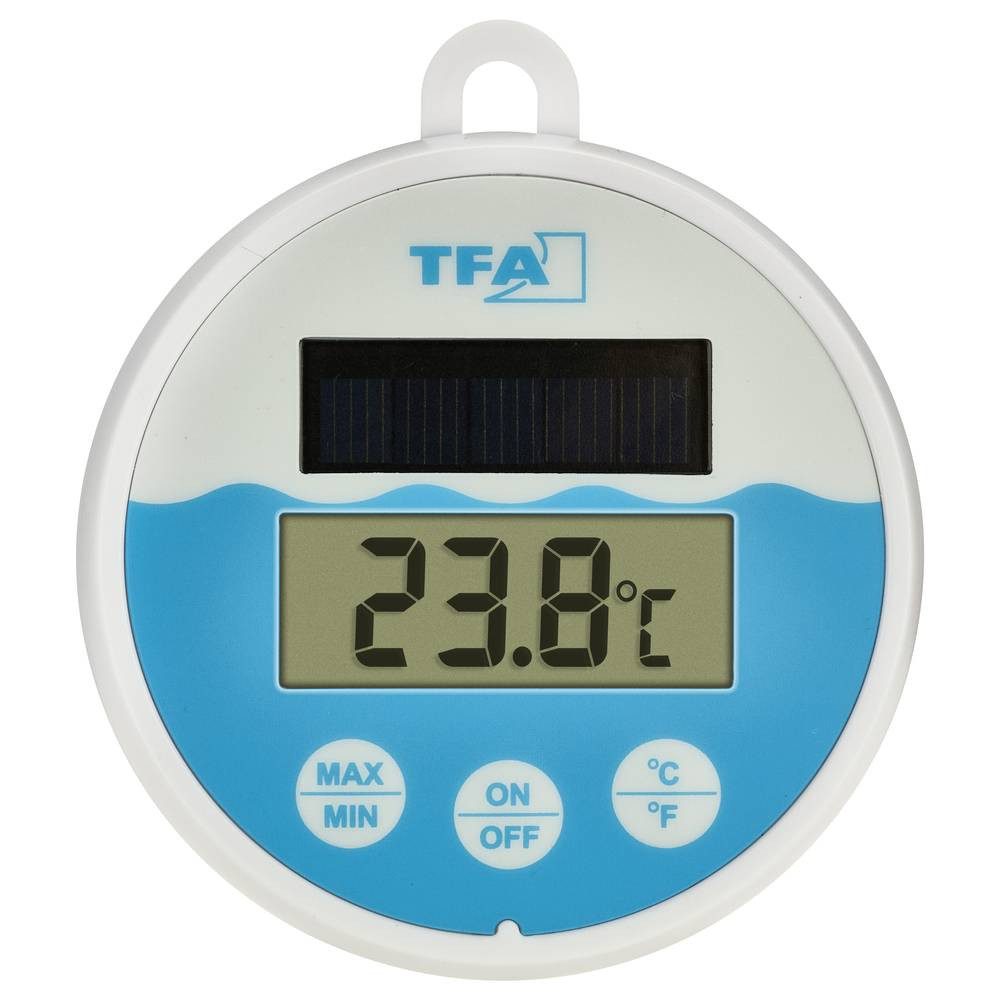 TFA Dostmann Badethermometer Solar-Poolthermometer 30.1068.02