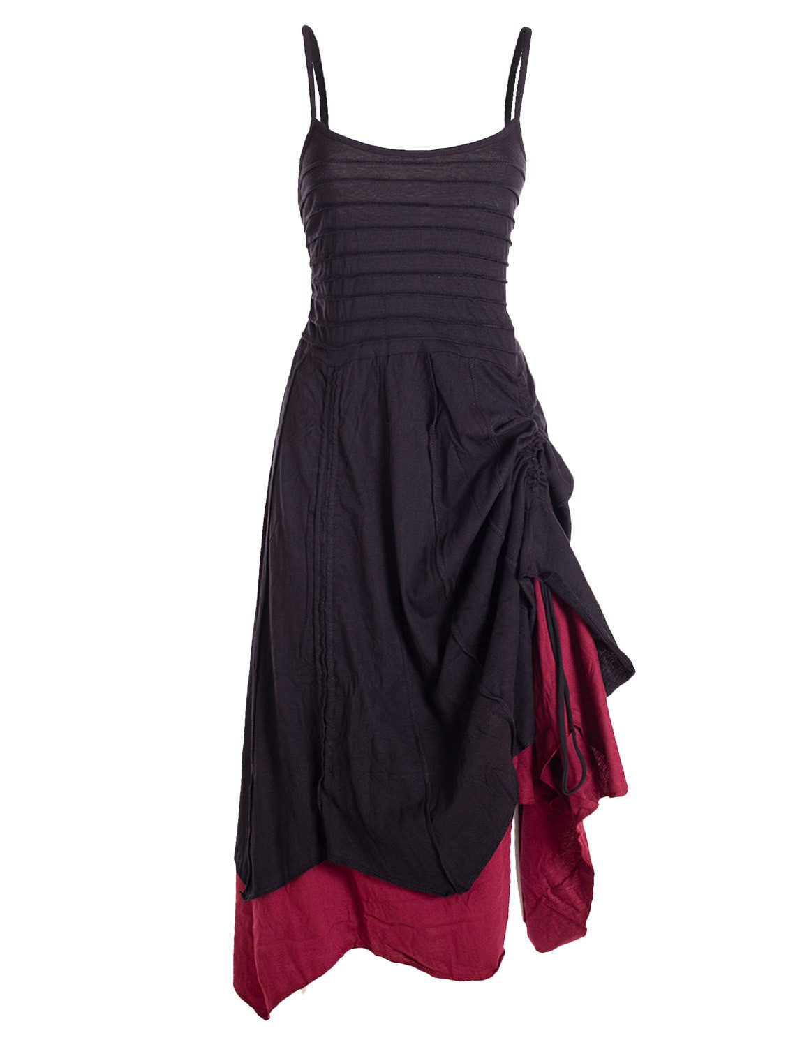 Vishes Sommerkleid Damen Sommer-Kleid längen-verstellbar Spagettiträger-Kle günstig online kaufen
