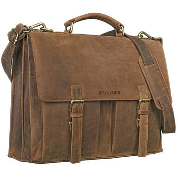 STILORD Aktentasche "Constantin" Vintage Lehrertasche Aktentasche