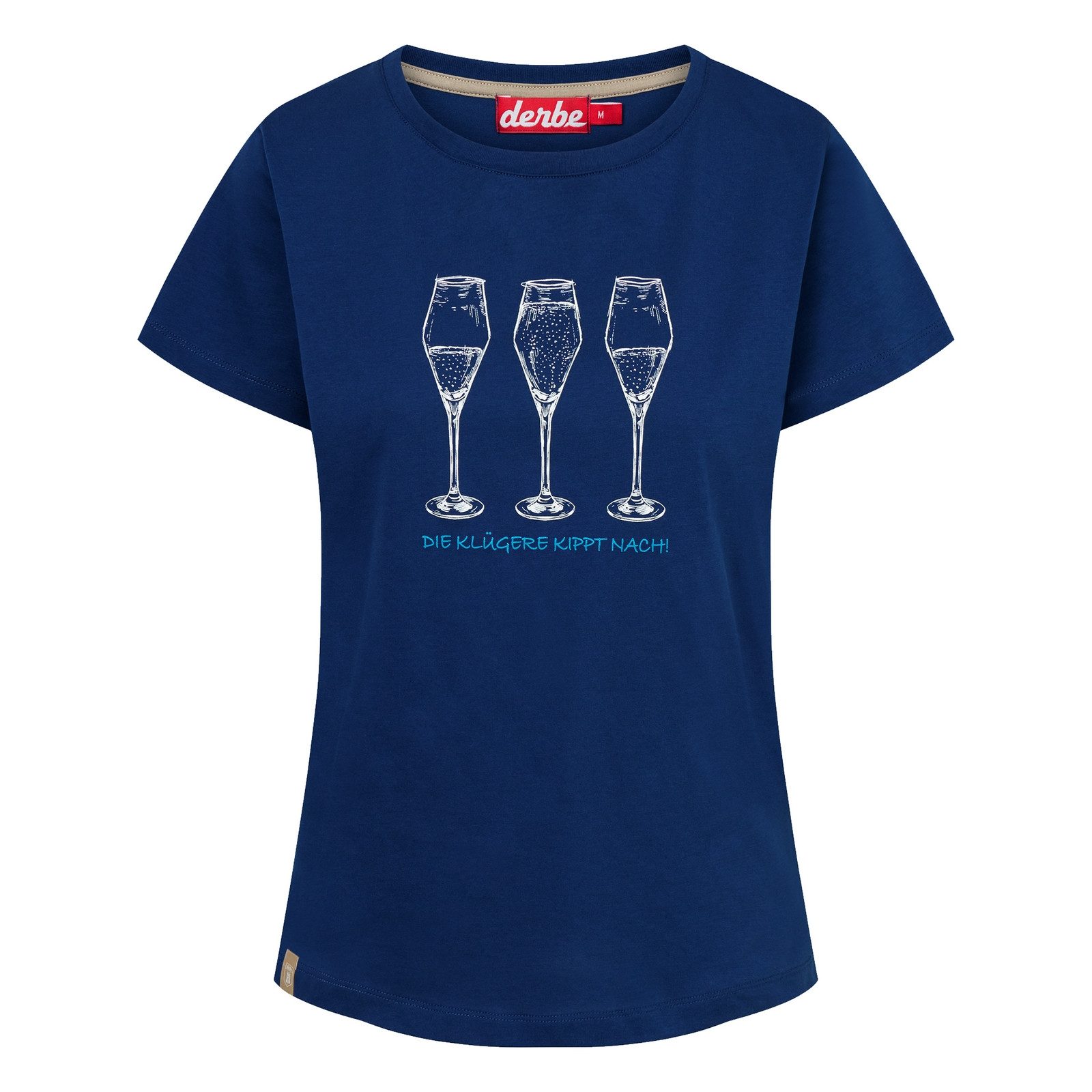 Derbe T-Shirt Die Klügere mit Print