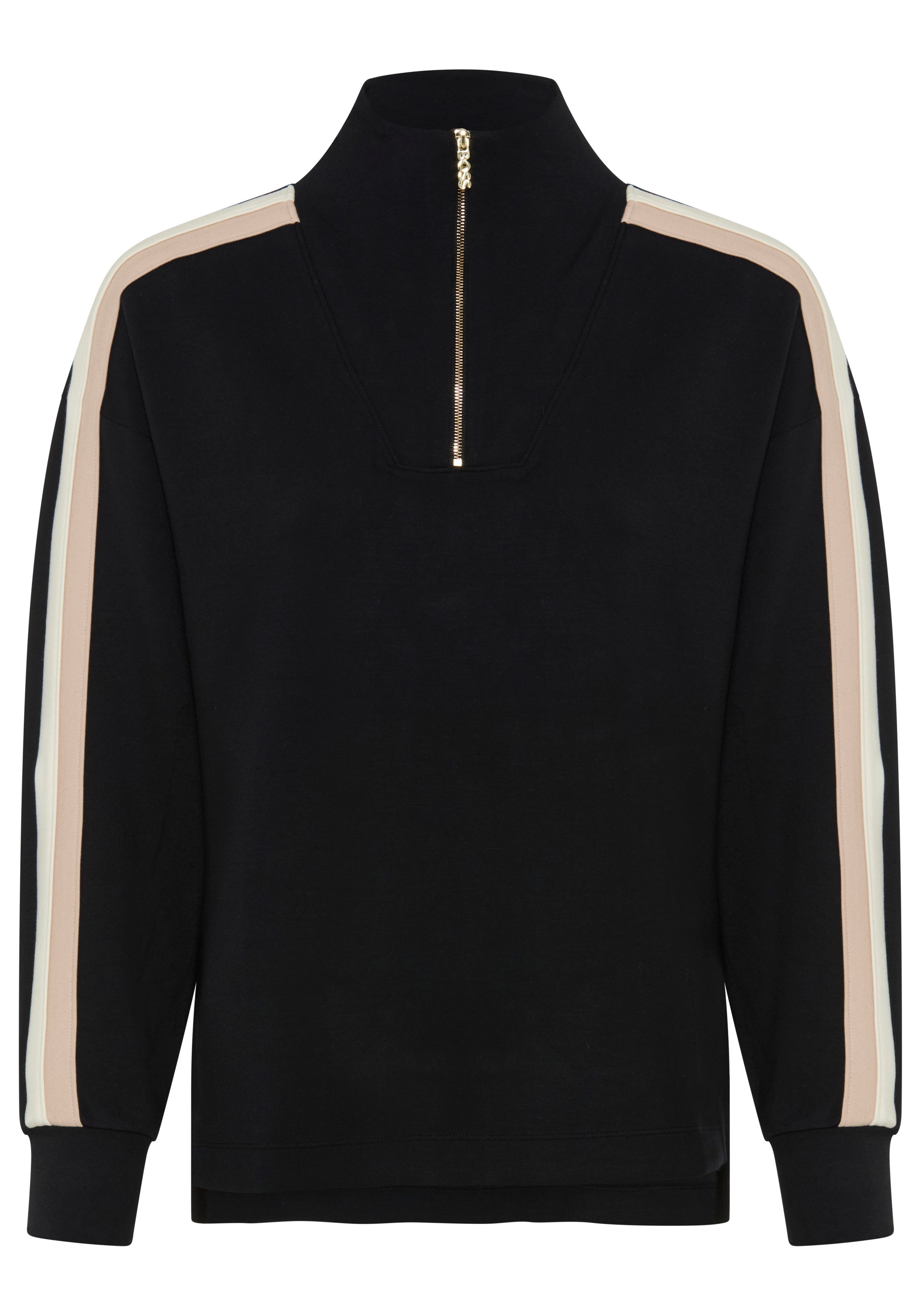 BOSS Sweatshirt Mirage mit kontrastierenden Streifen