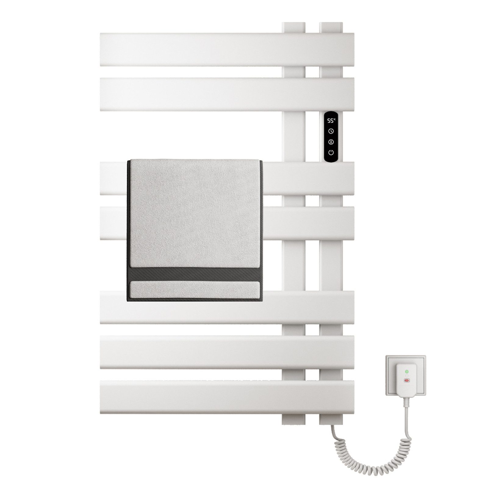 Oihpaw Elektrischer Badheizkörper 450x720mm,Intelligenter Handtuchwärmer mi günstig online kaufen