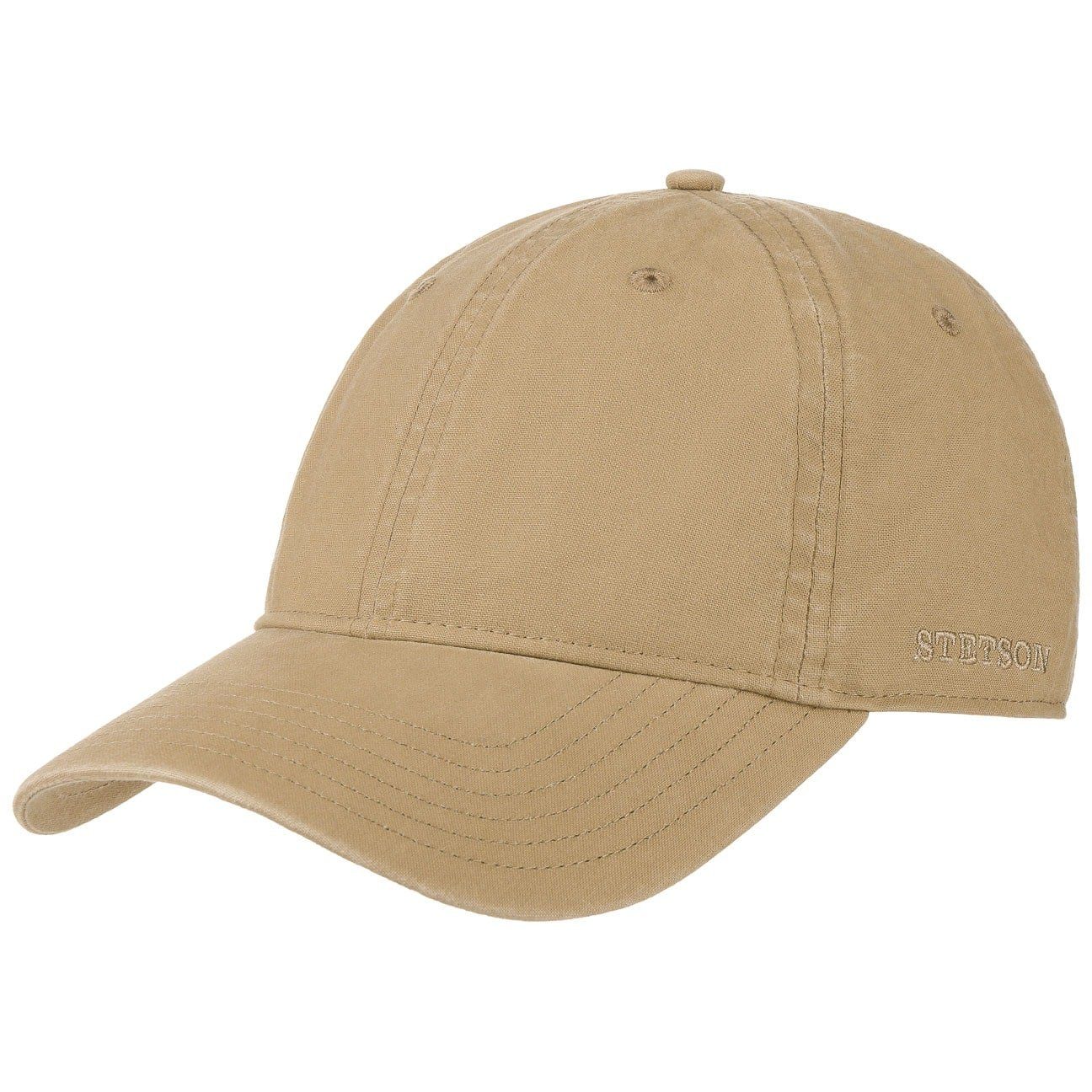 Stetson Baseball Cap (1-St) Baseballcap mit Schirm dunkelbeige