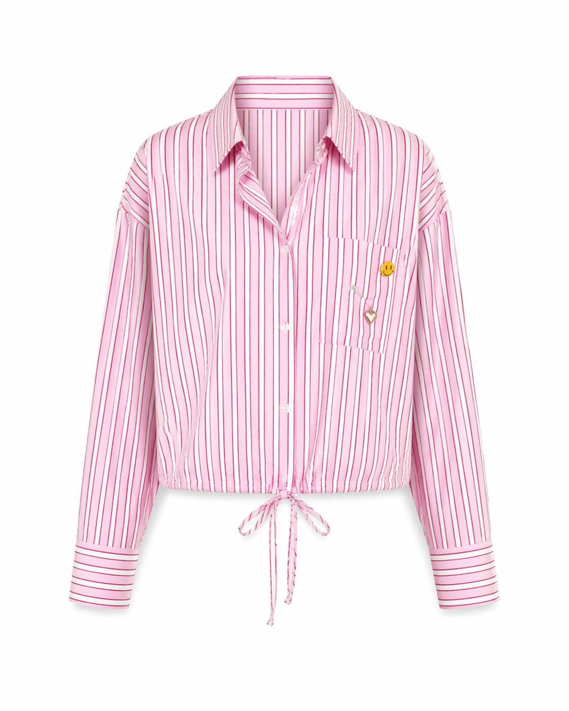 Freeman T. Porter Langarmbluse Cha Stripe Bluse - Hemdbluse - Langarmbluse gestreift - Bluse Damen