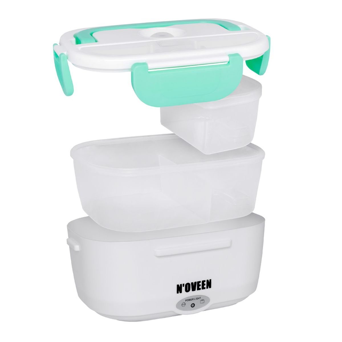 Noveen Elektrische Lunchbox Elektrische Lunchbox Wärmer Box Beheizter Behälter für Lebensmittel