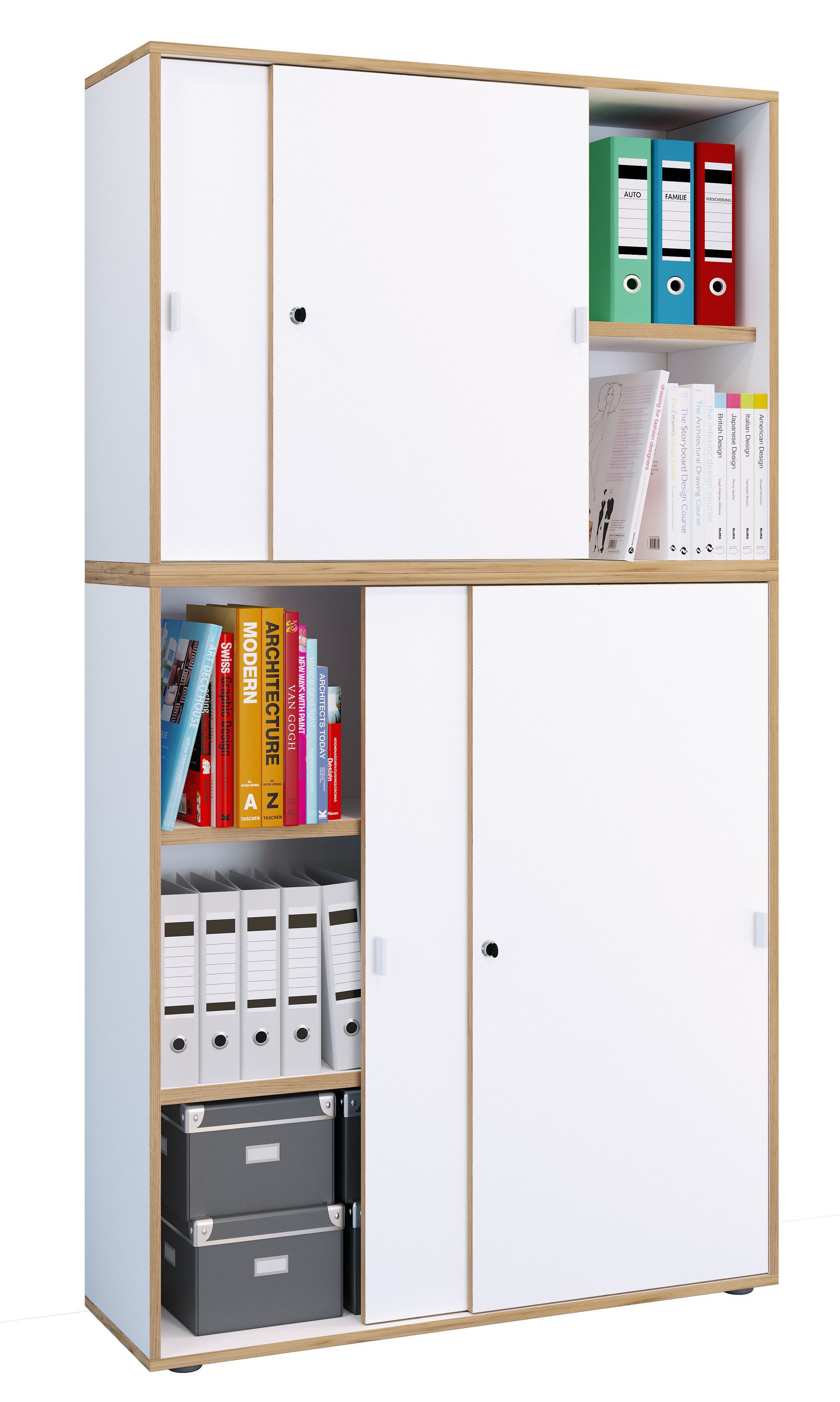 VCM Aktenschrank Büroschrank Aktenschrank Schiebetüren Salia günstig online kaufen