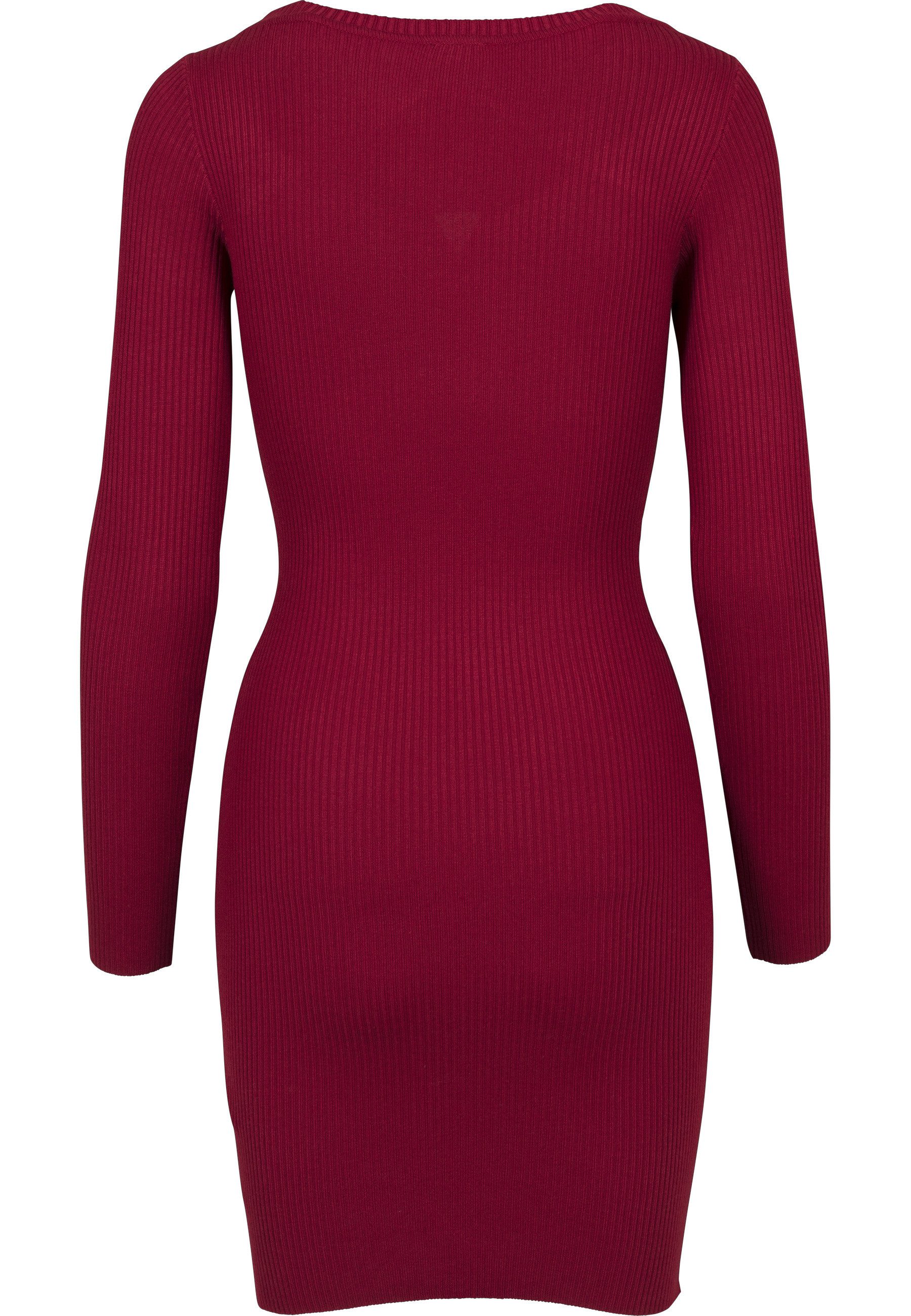 URBAN CLASSICS Shirtkleid Urban Classics Damen Ladies Cut Out Dress (1-tlg)