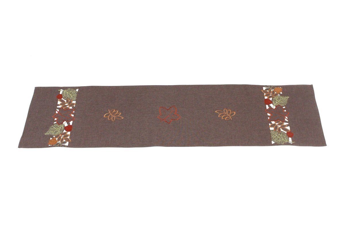 Franky Tischläufer Tischläufer 'Herbstlaub', braun, ca. günstig online kaufen