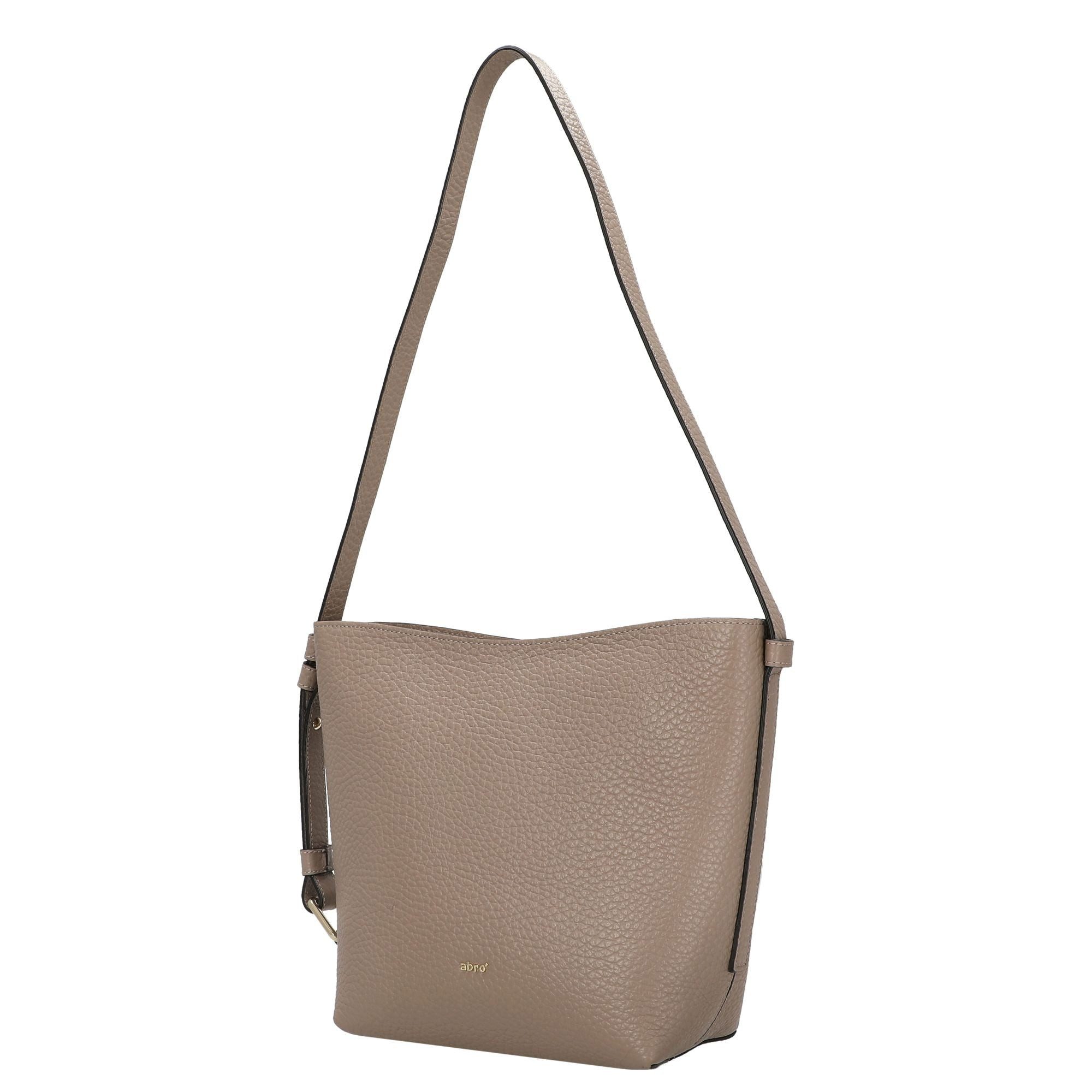 Abro Umhängetasche Cosmo Tekla - Schultertasche 24 cm (siena)