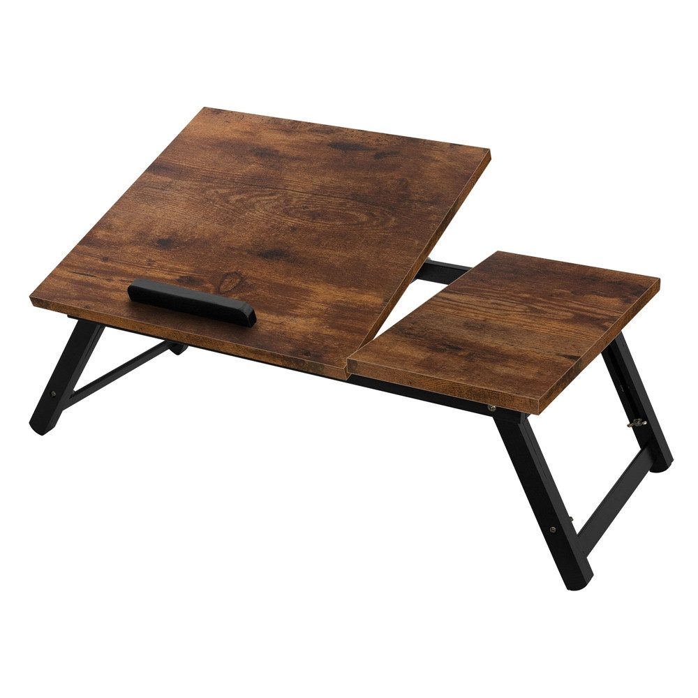 Laptoptisch Notebooktisch höhenverstellbar & klappbare mit Schublade Betttisch