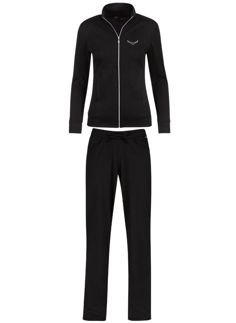 Trigema Jogginganzug TRIGEMA Freizeitanzug mit Kristallsteinen (2-tlg) günstig online kaufen
