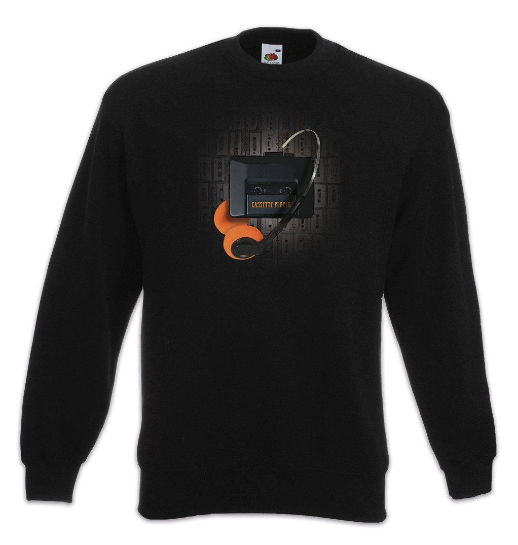 Sweatshirt Cassette Player I Sweatshirt Audio Kassette MC Retro Mixtape