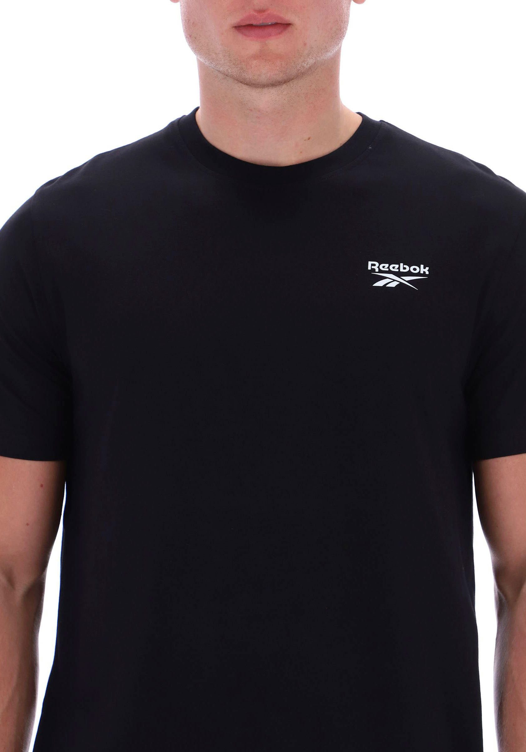 Reebok T-Shirt CODY SMALL LOGO CREW NECK SS TEE mit Rundhalsausschnitt, Kurzarm, ohne Verschluss, aus Baumwolle