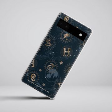 DeinDesign Handyhülle Harry Potter Muster Hogwarts Harry Potter - Häuser Muster, Google Pixel 6a Silikon Hülle Bumper Case Handy Schutzhülle