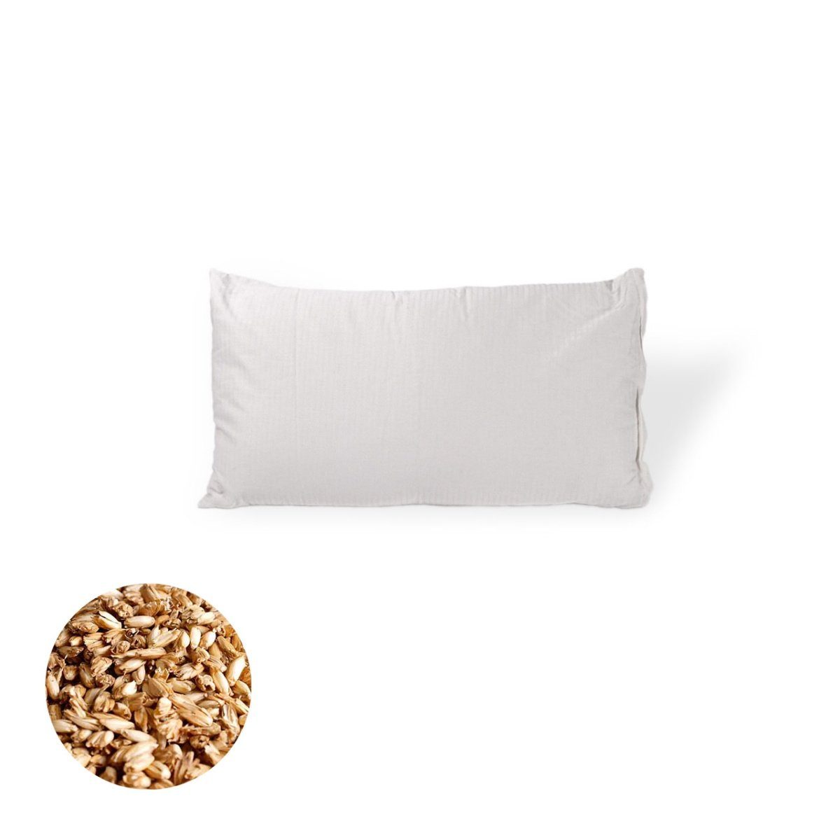 speltex Dinkelkörnerkissen mit staubfreier + waschbarer Füllung, Füllung: Dinkelspelzen (Bio), Bezug: Bio Baumwolle, Seitenschläfer, Rückenschläfer, Füllung variabel